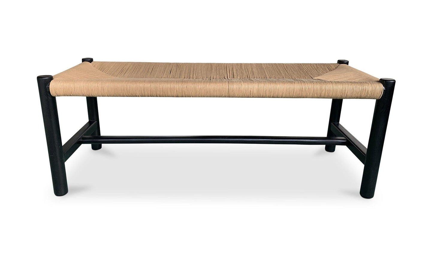 The Carpentry Shop Co. Hawthorn Small Bench Black Hawthorn Small Bench Black