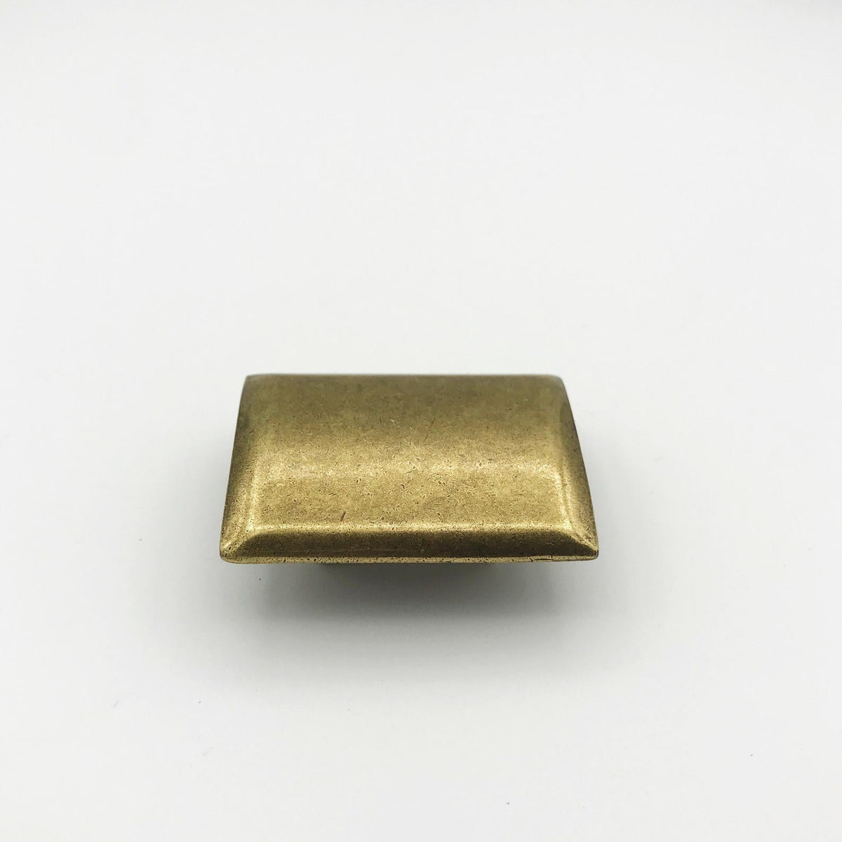 Rectangular Drawer "Roman" Pulls in Aged Brass.