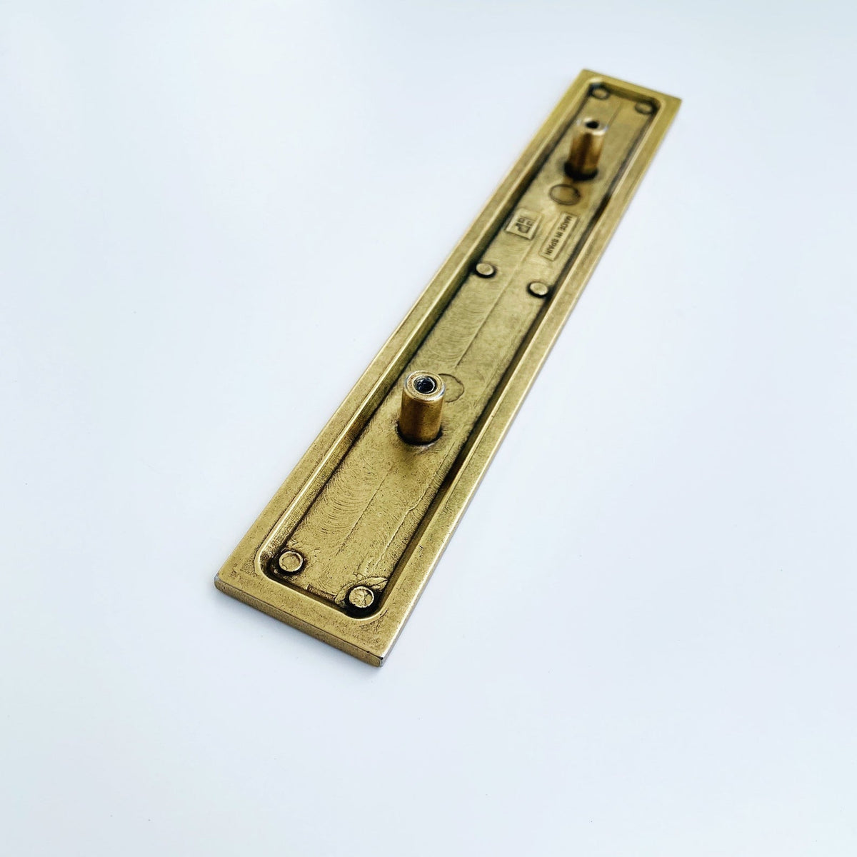 Rectangular Granada Aged Brass Drawer Handles.