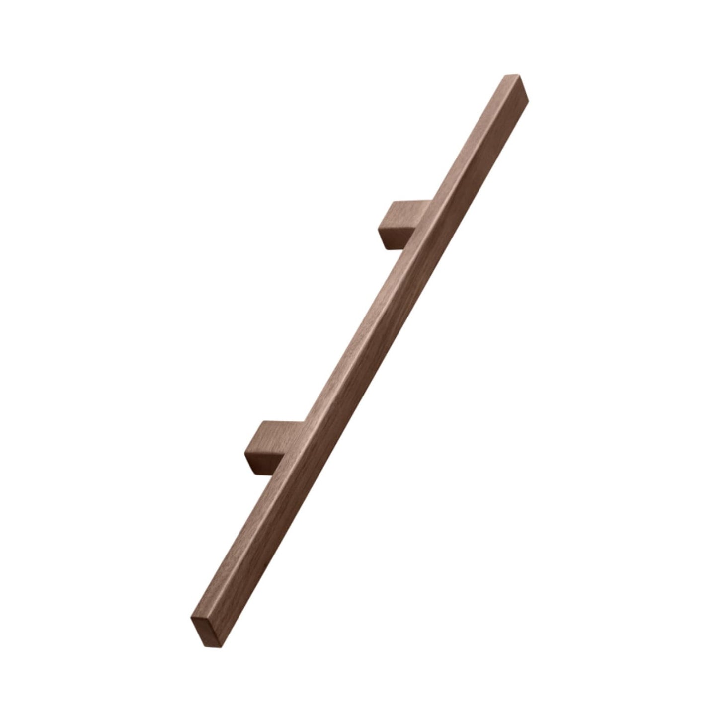 Walnut Wood "Japan" Cabinet Knob and Drawer Pulls.