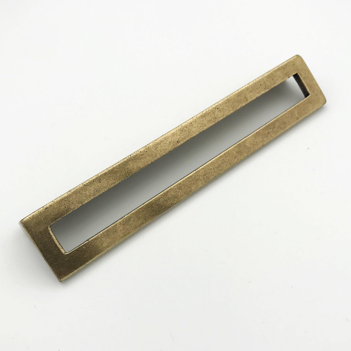Linea Aged Brass Drawer Pulls.