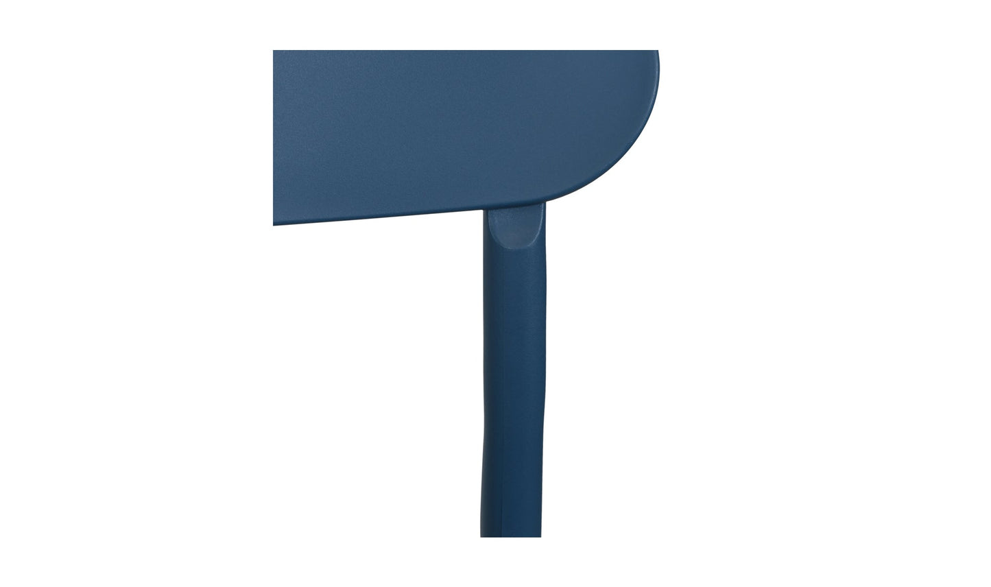 Moe's KENT OUTDOOR DINING CHAIR-SET OF TWO (NAVY)