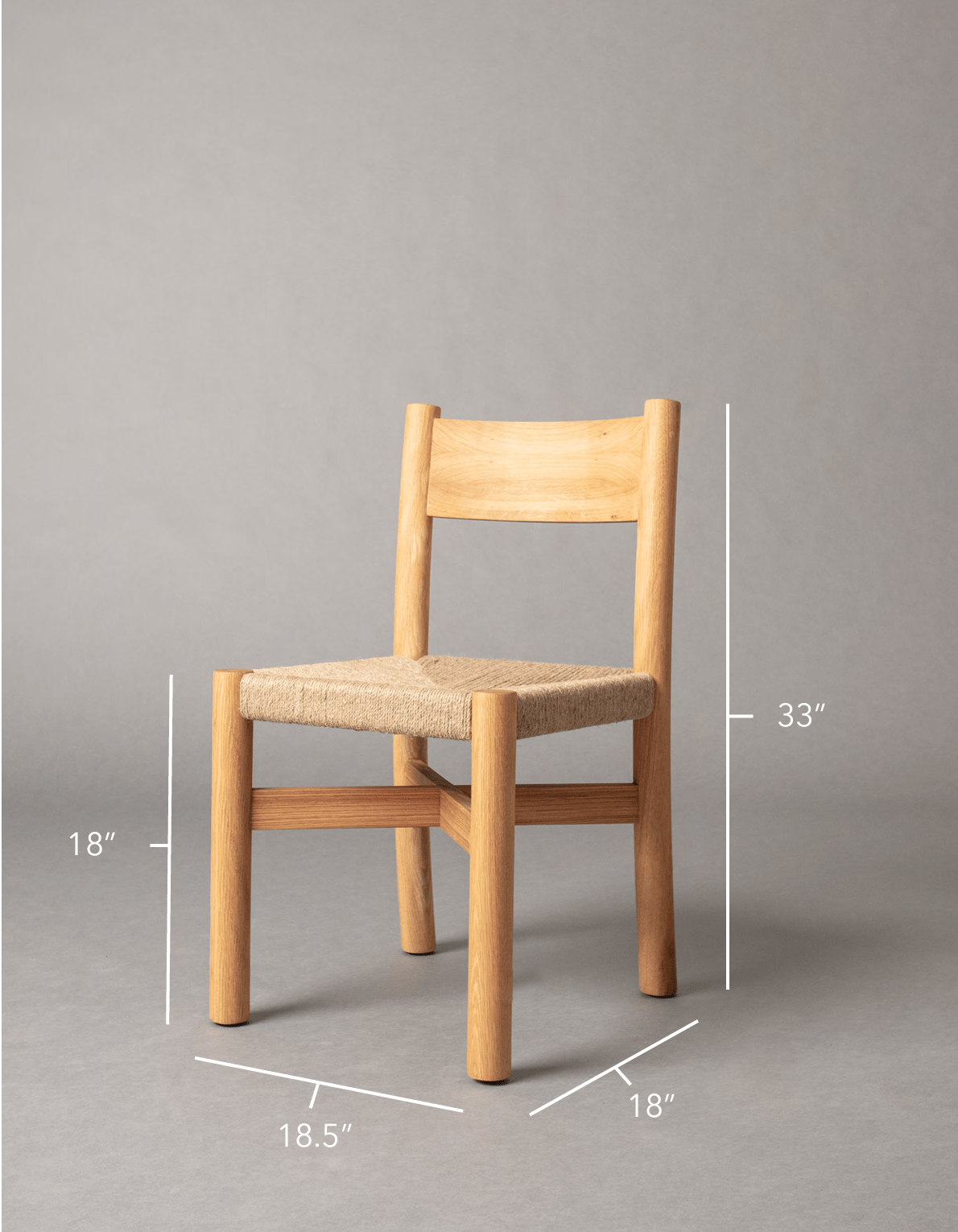 House of Leon Kitchen & Dining Room Chairs Nonna Dining Chair - White Oak Nonna Dining Chair - White Oak