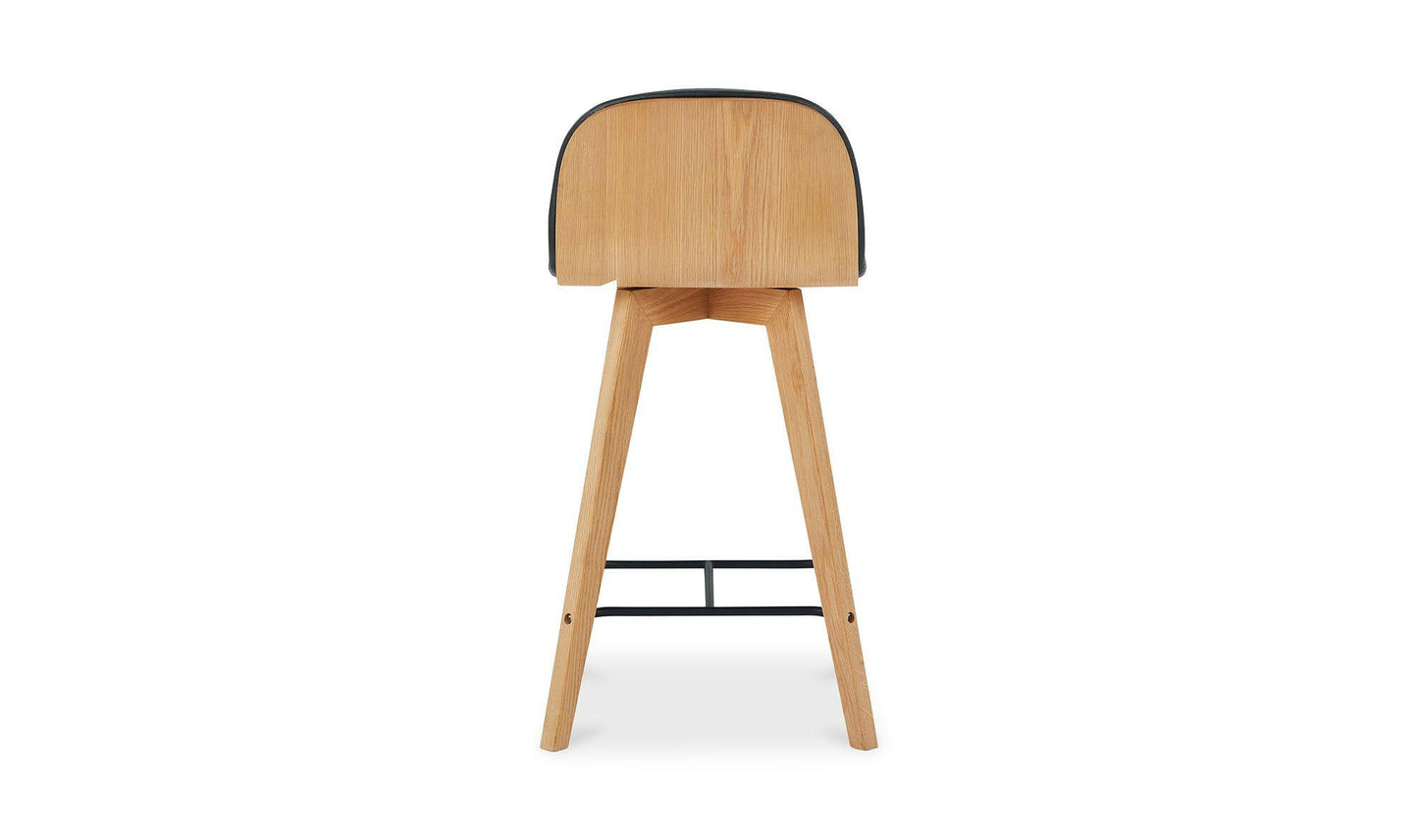Moe's NAPOLI LEATHER COUNTER STOOL