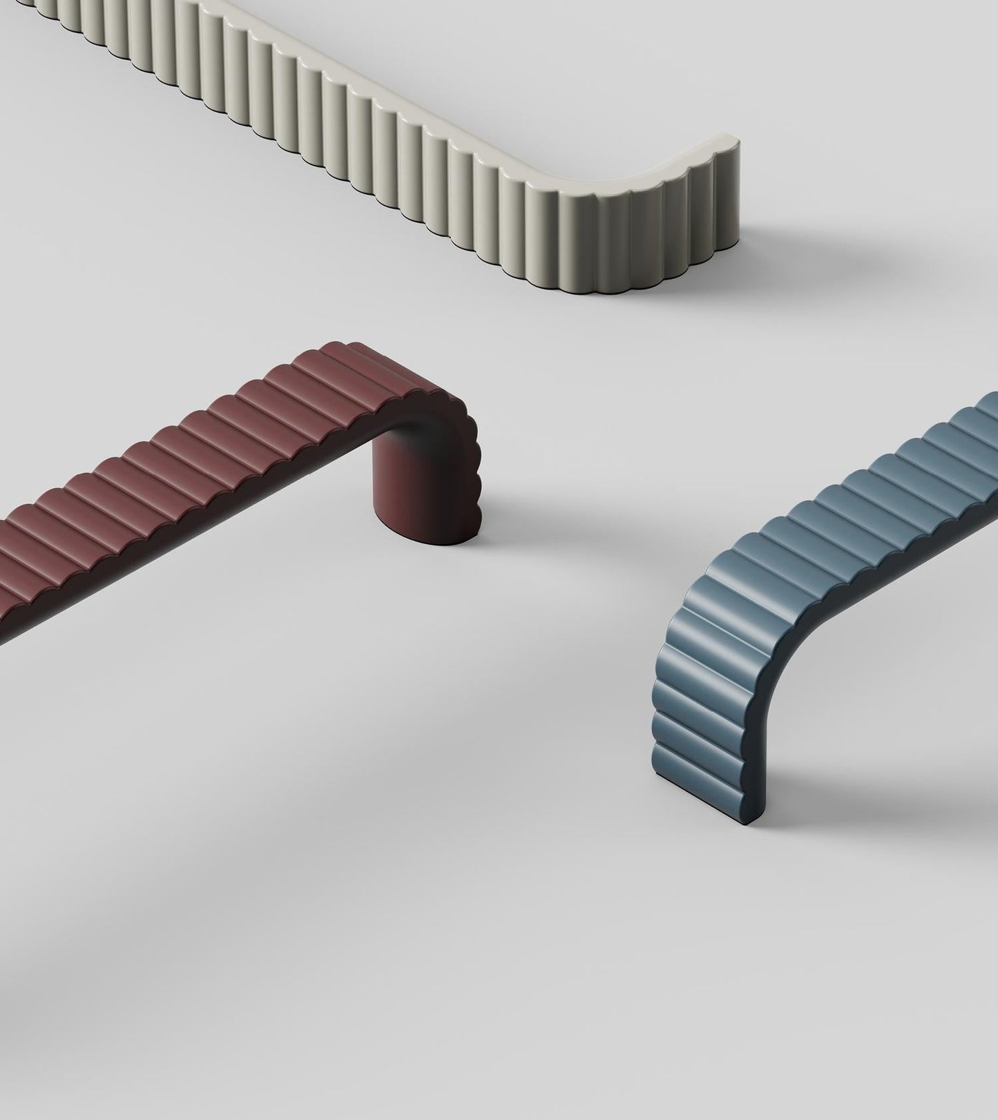 Colorful Retro "Lace" Ribbed Drawer Pulls