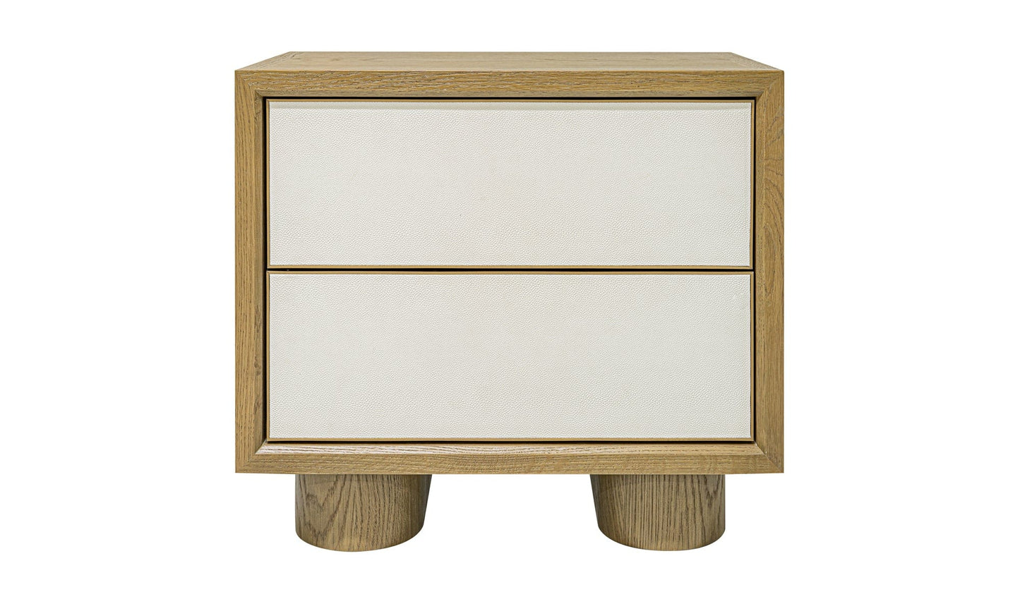 Moe's Home Collection Nightstands Marcelle Nightstand White Marcelle Nightstand White