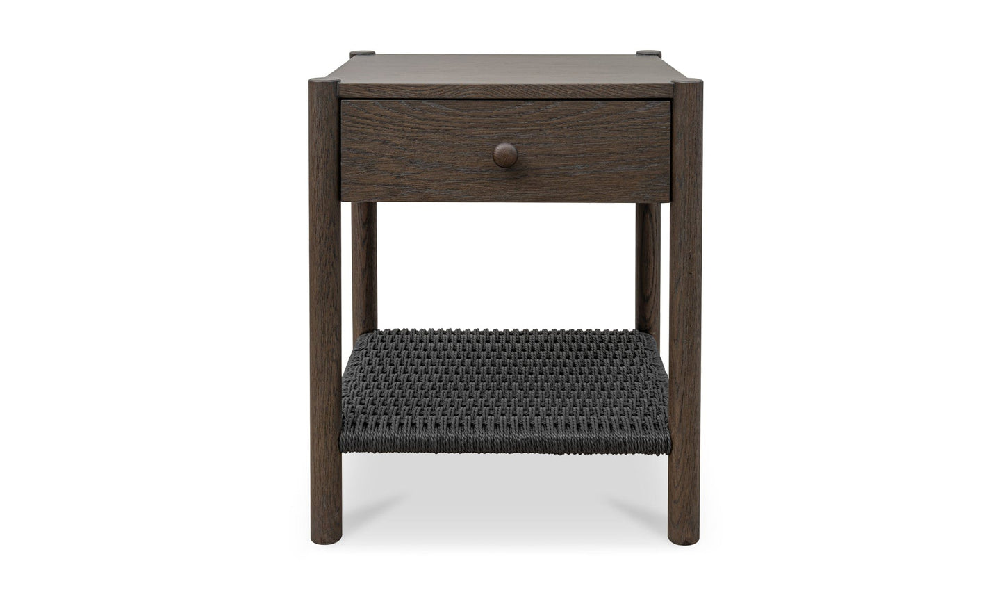 Moe's Home Collection Nightstands Millie Nightstand Dark Brown Millie Nightstand Dark Brown