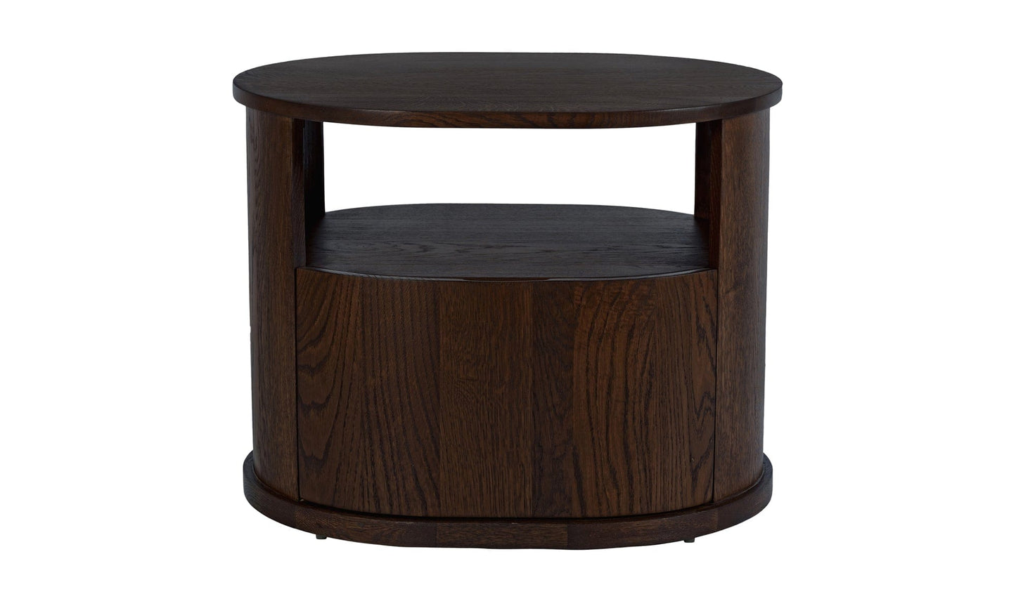 Moe's Home Collection Nightstands Tommy Nightstand Dark Brown Tommy Nightstand Dark Brown