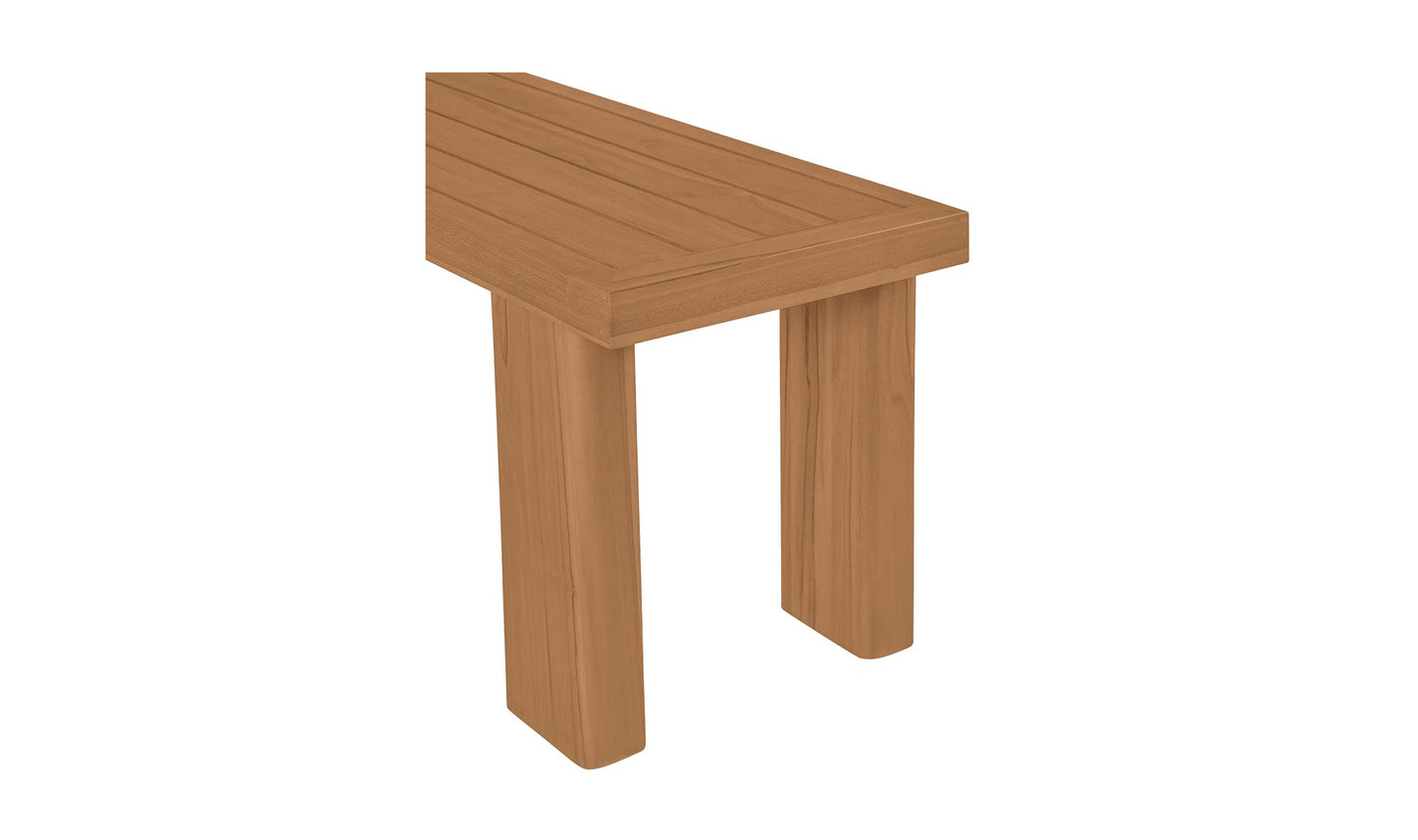 Moe's Home Collection Outdoor Bench Marina Outdoor Dining Table Brown Marina Outdoor Dining Table Brown