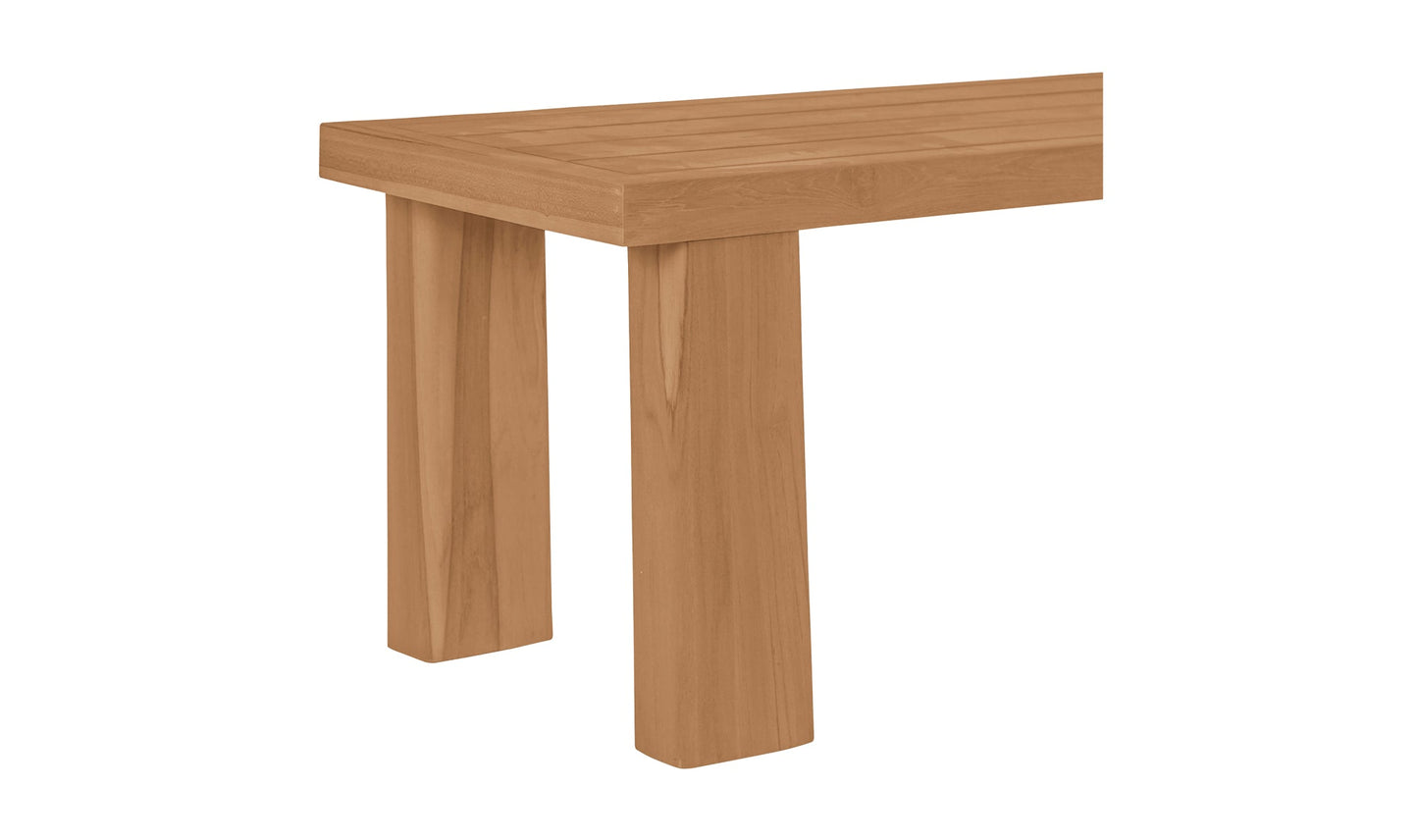 Moe's Home Collection Outdoor Bench Marina Outdoor Dining Table Brown Marina Outdoor Dining Table Brown