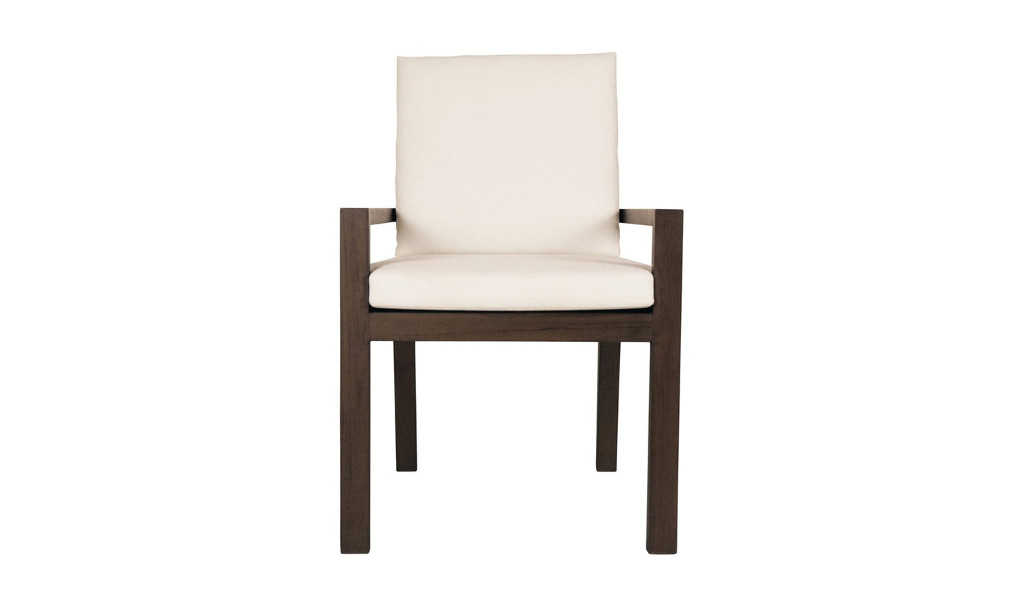 Moe's Home Collection Outdoor Dining Chair Mateo Outdoor Dining Chair White Mateo Outdoor Dining Chair White