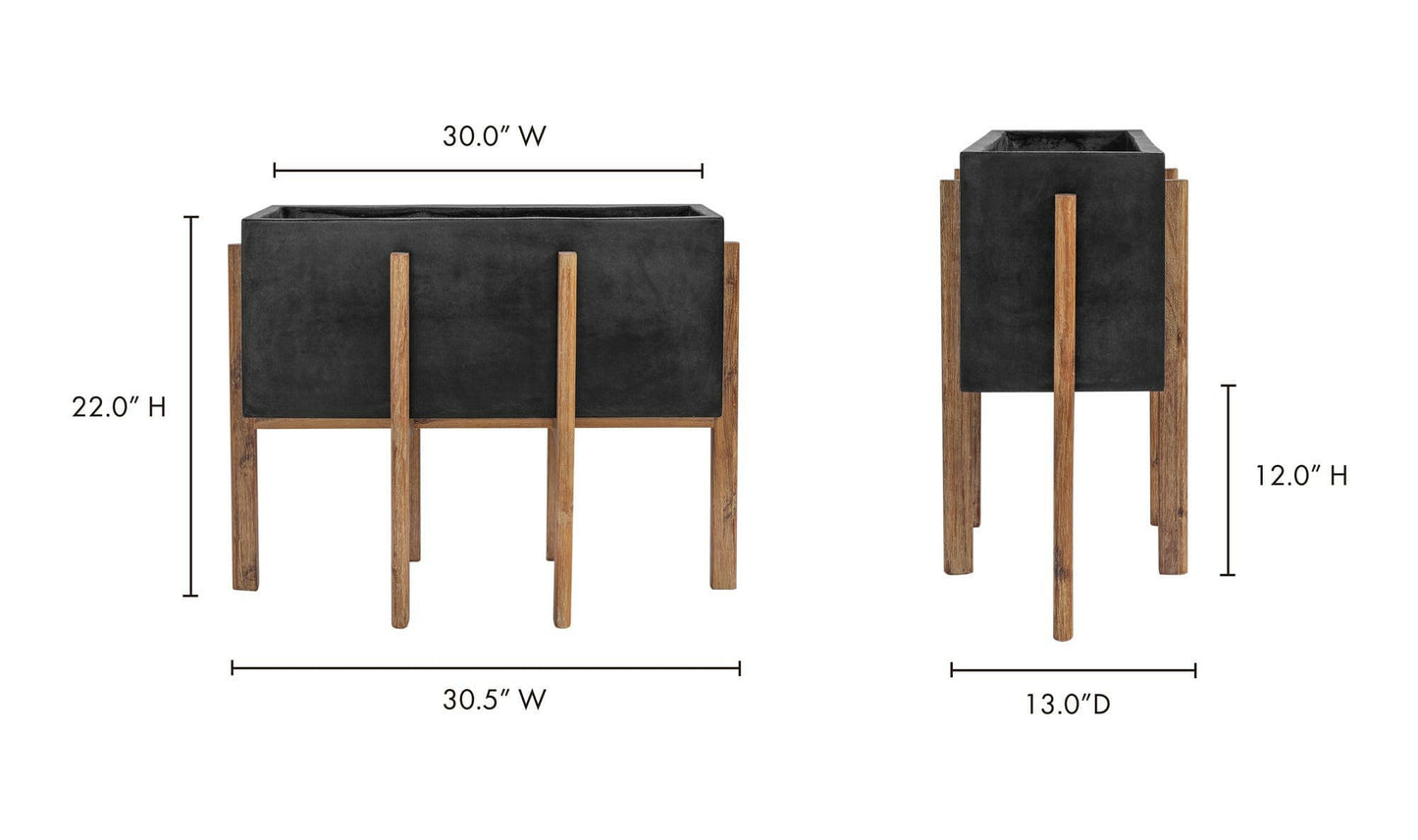 Moe's outdoor furniture ATLANTIC PLANTERS Enhance Your Outdoor Space with Premium Wood Ipe Planters - Shop Now!