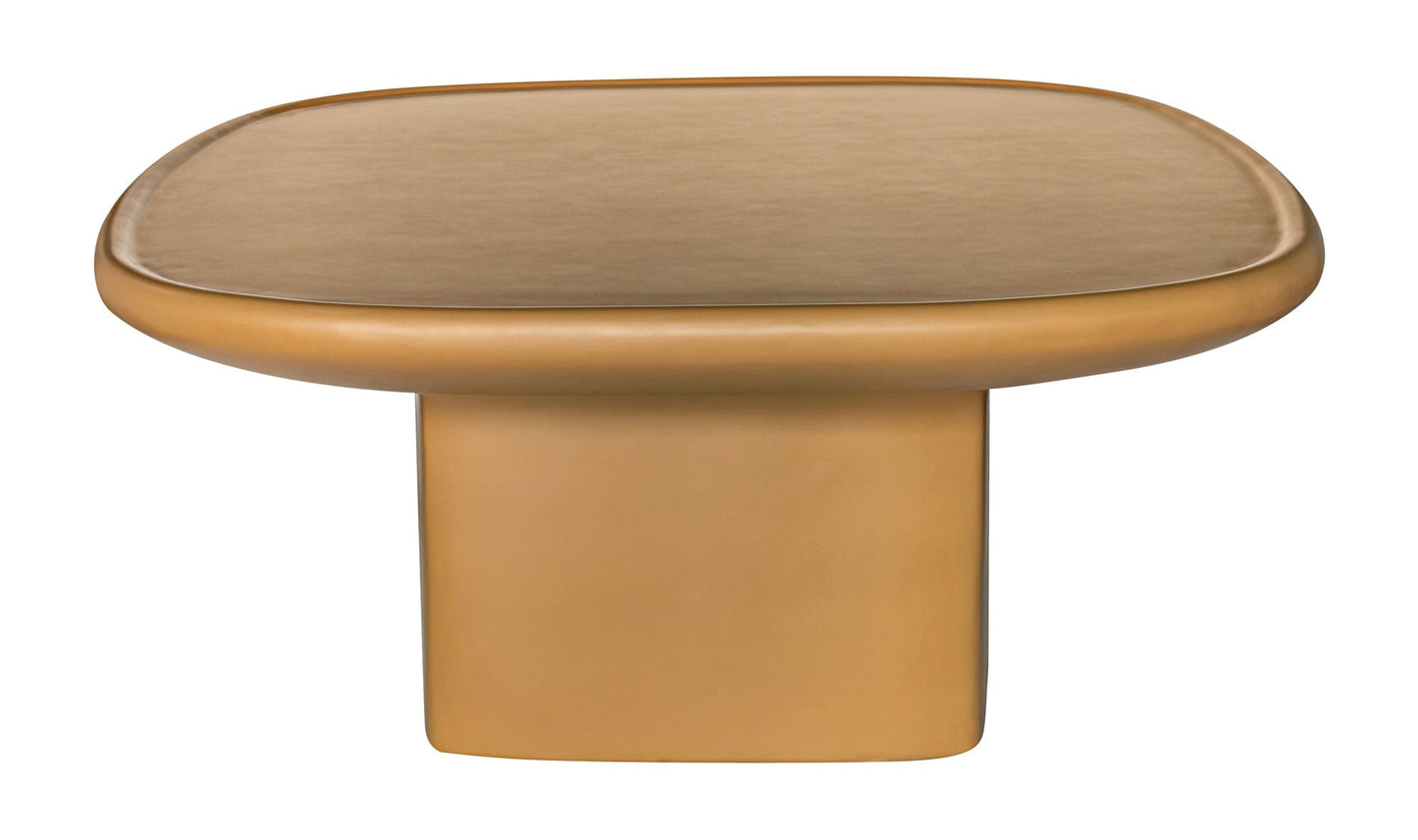 Moe's Home Collection Outdoor Tables Manon Outdoor Coffee Table Yellow Manon Outdoor Coffee Table Yellow