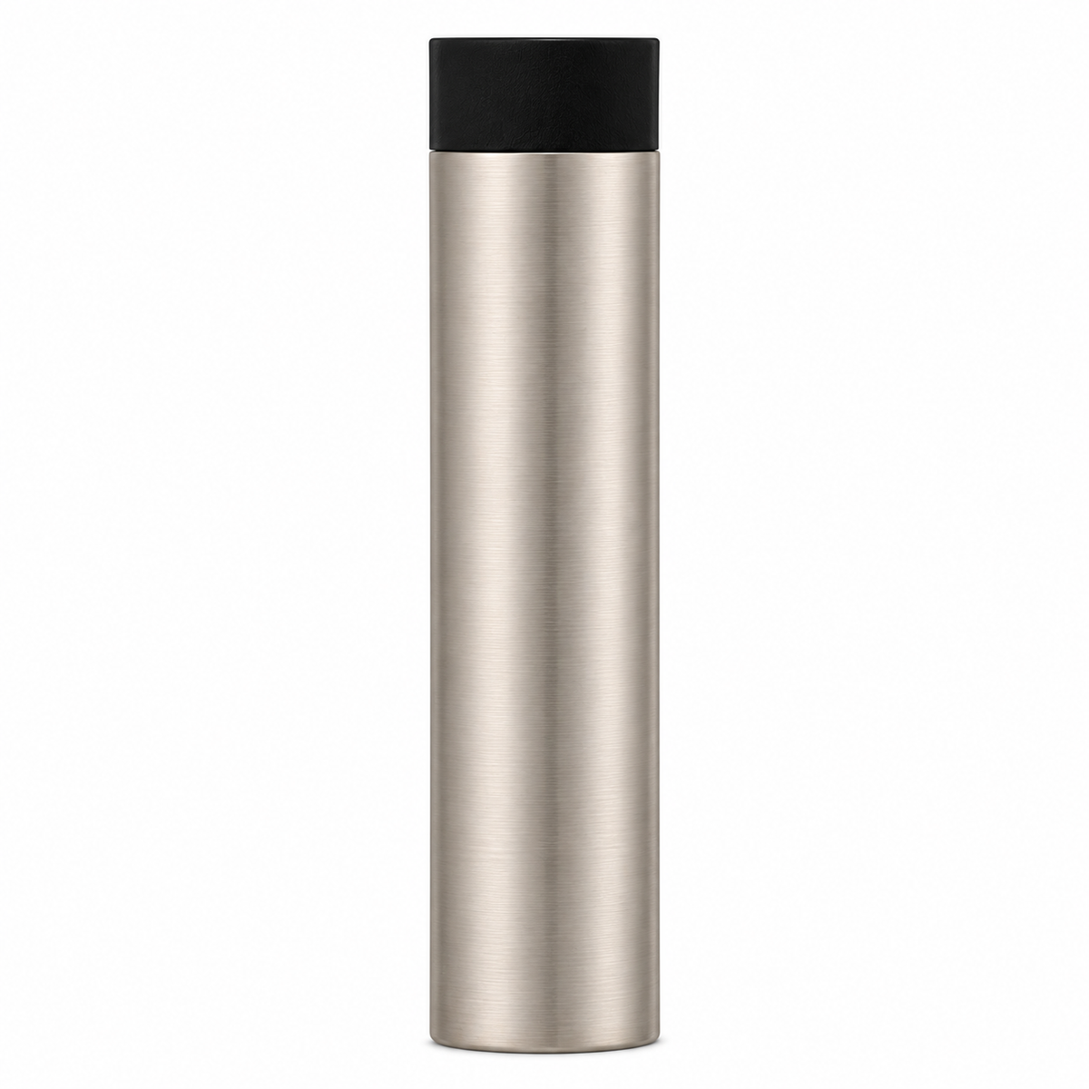 3" Wall-Mount Round Post Door Stop – Solid Brass, Residential Grade, Satin Nickel (US15).