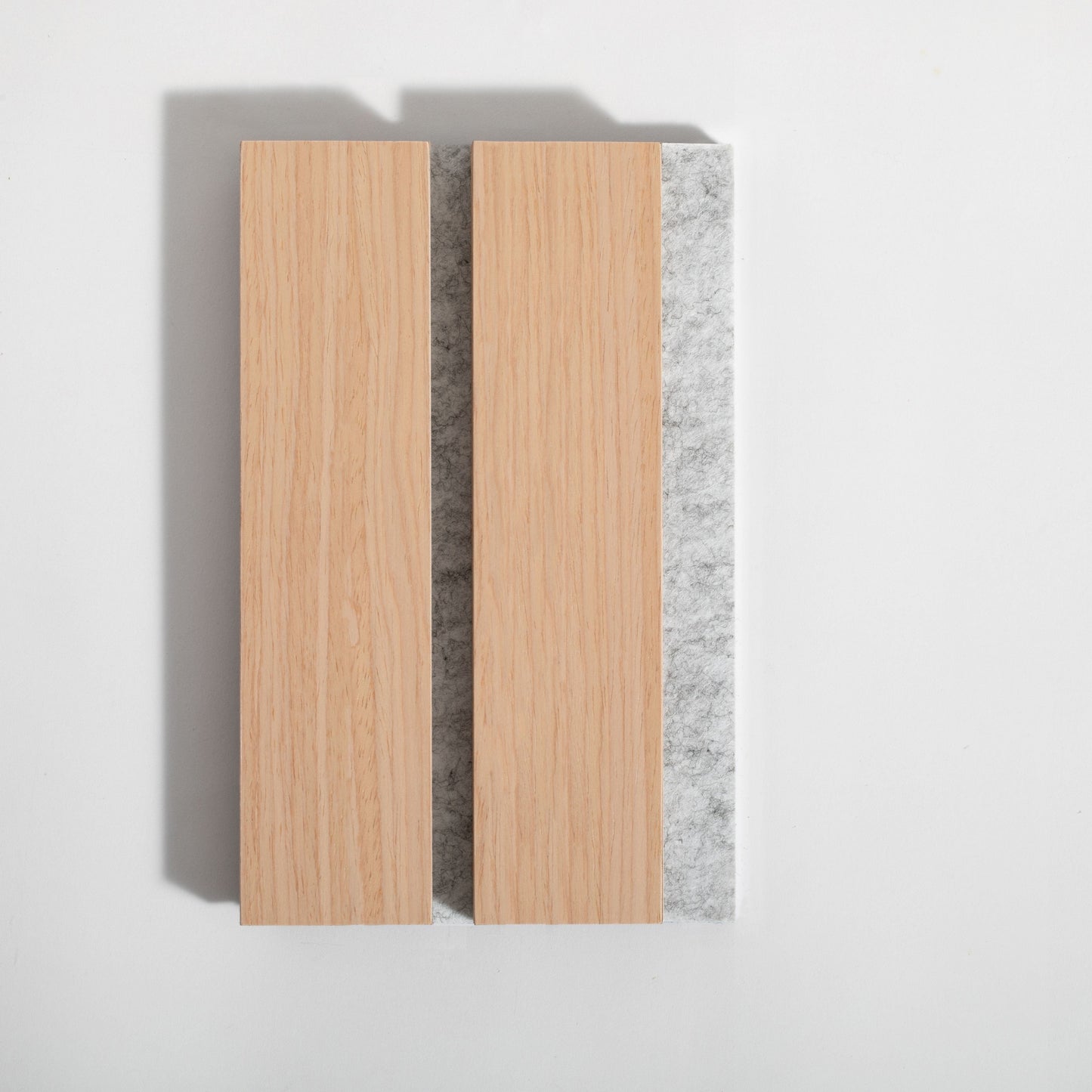 Andor Willow Sample Wide White Oak (Grey Felt) Willow Panel Samples Willow Panel Samples