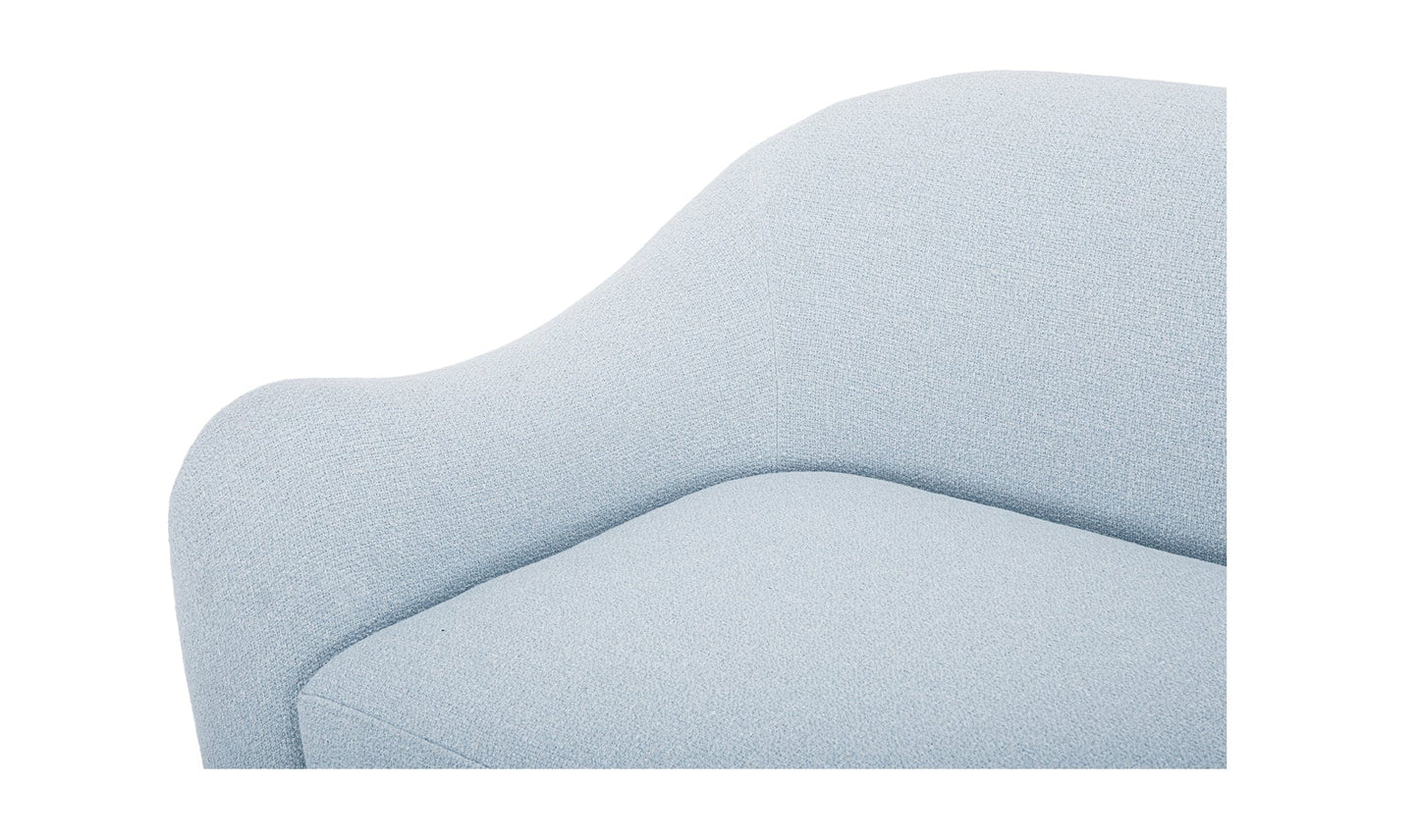 Moe's Home Collection Sofas Bria Sofa Light Blue Bria Sofa Light Blue