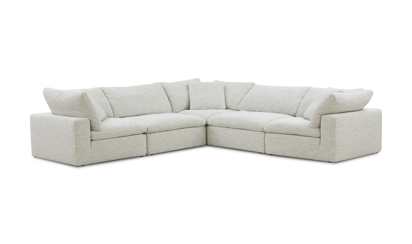 Moe's Home Collection Sofas CLAY CLASSIC MODULAR PERFORMANCE FABRIC COASTSIDE SAND CLAY CLASSIC MODULAR PERFORMANCE FABRIC COASTSIDE SAND