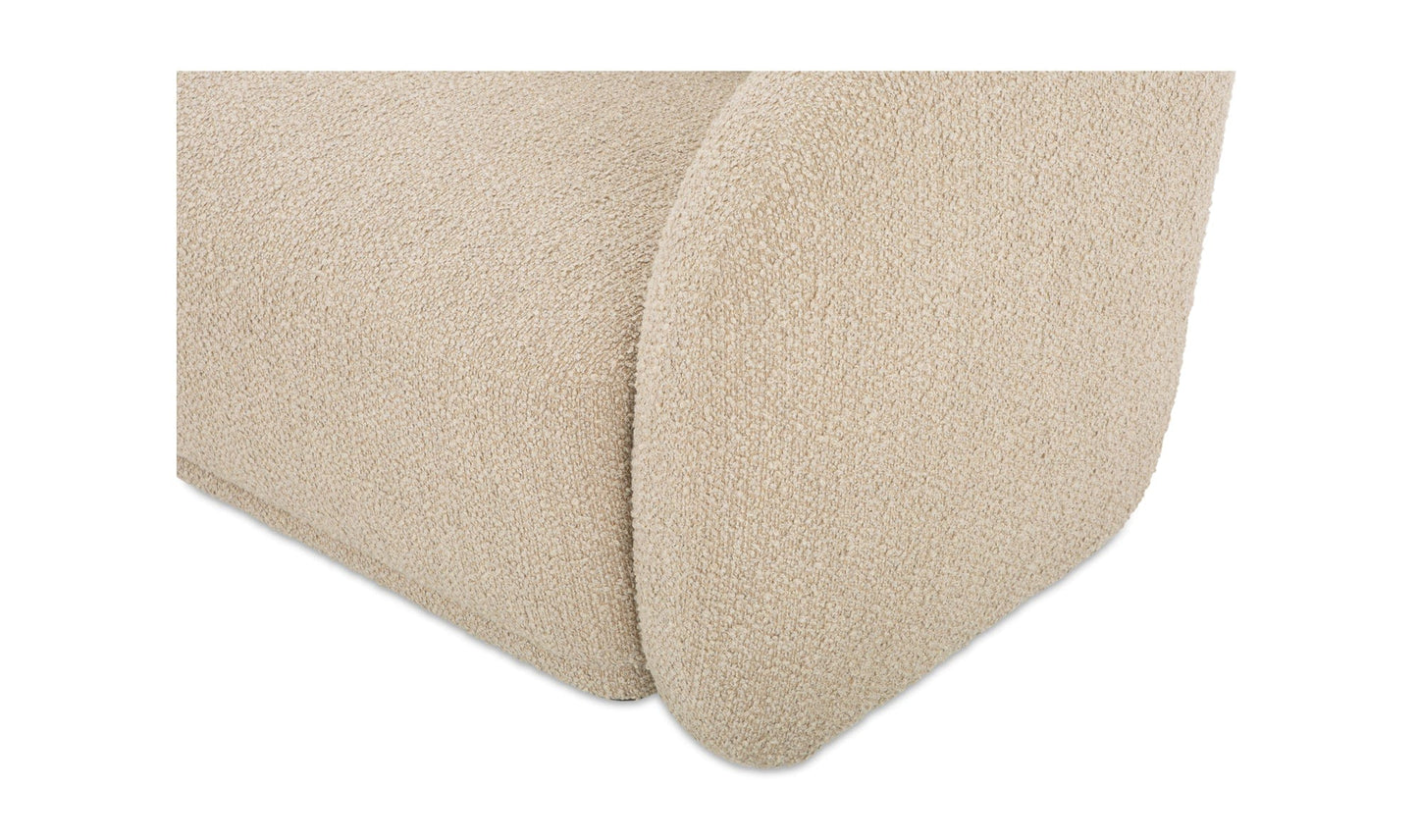 Moe's Home Collection Sofas Faye Sofa Beige Boucle Faye Sofa Beige Boucle