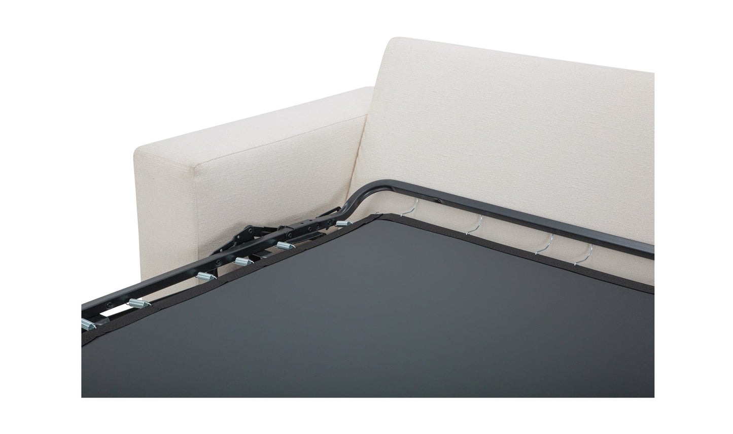 Moe's Home Collection Sofas Kiran Sleeper Sofa White Kiran Sleeper Sofa White