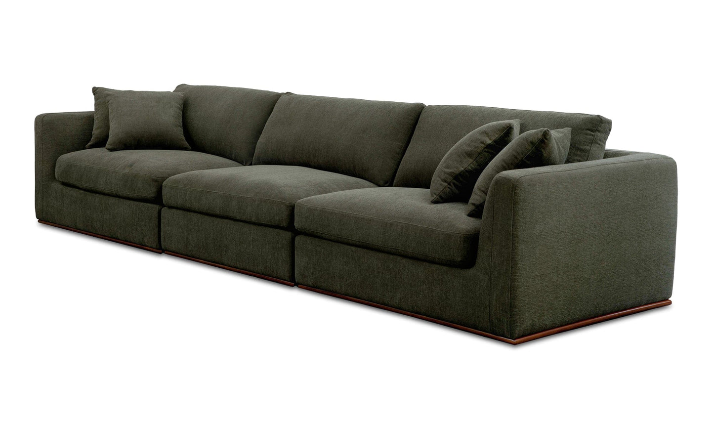 Moe's Home Collection Sofas Rue Modular Sofa Dark Green Rue Modular Sofa Dark Green