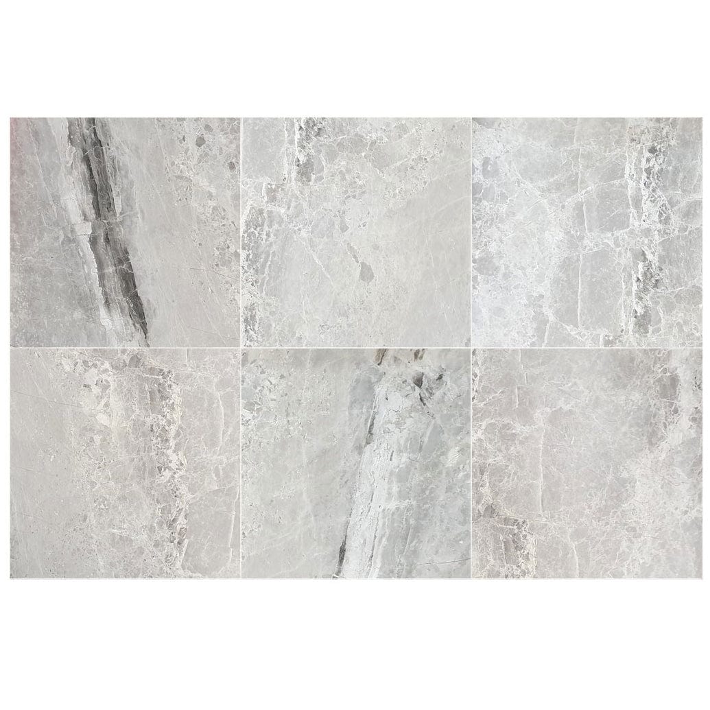 Villohome | Online Flooring Shop Special Order Marble Tiles Marble / Polished / 24"x24"x3/4" Agora Royal Gray Marble Polished Floor and Wall Tile - Large Format - Livfloors Collection Agora Royal Gray Marble Polished Floor and Wall Tile - Large Format - Livfloors Collection