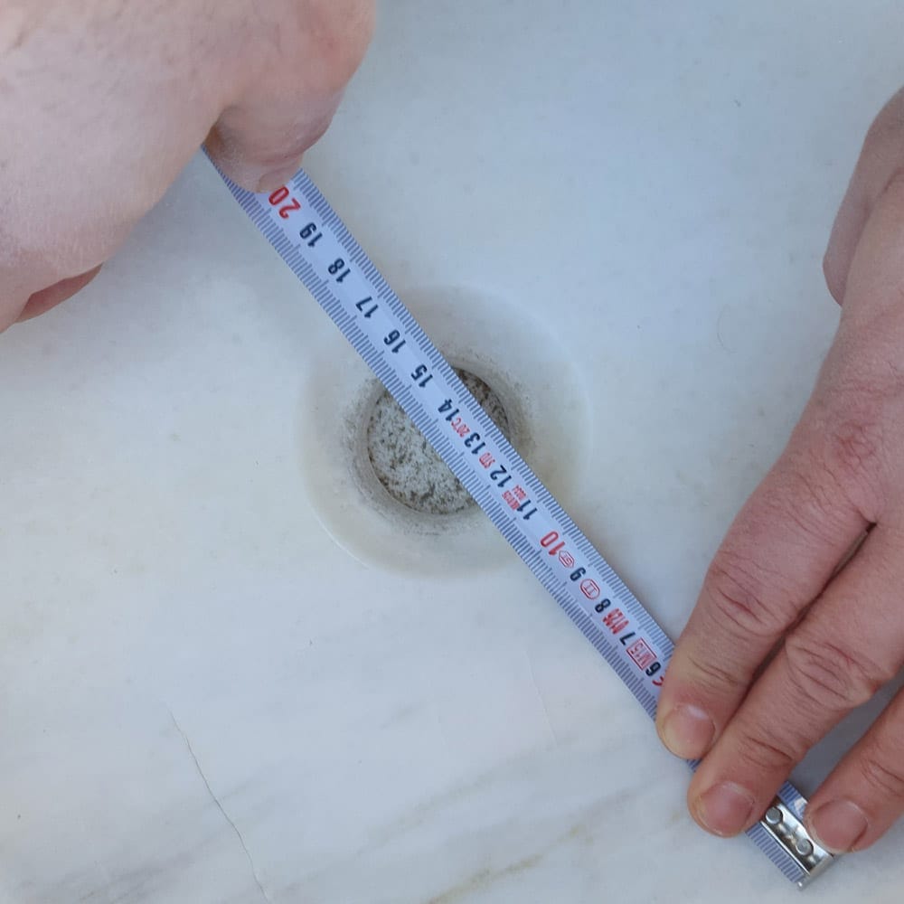 Villohome | Online Flooring Shop Stone Sinks Natural Stone Carrara White Marble Above Vanity Bathroom Sink Polished (D)15.5" (H)6" Natural Stone Carrara White Marble Above Vanity Bathroom Sink Polished (D)15.5" (H)6"