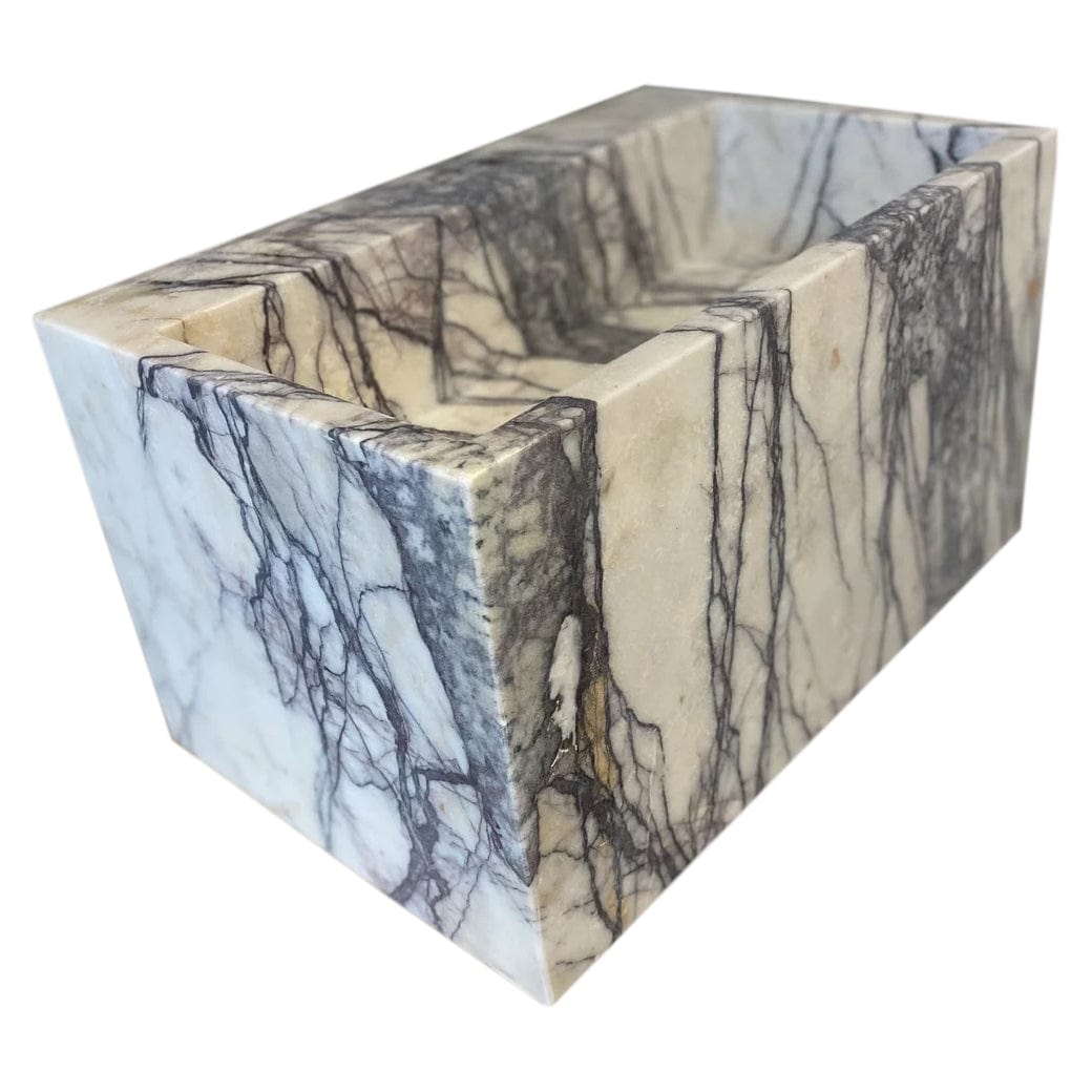 Villohome | Online Flooring Shop Stone Sinks New York Marble Wall-Mount Bathroom Sink with Backsplash (W)16" (L)24" (H)12" New York Marble Wall-Mount Bathroom Sink with Backsplash (W)16" (L)24" (H)12"