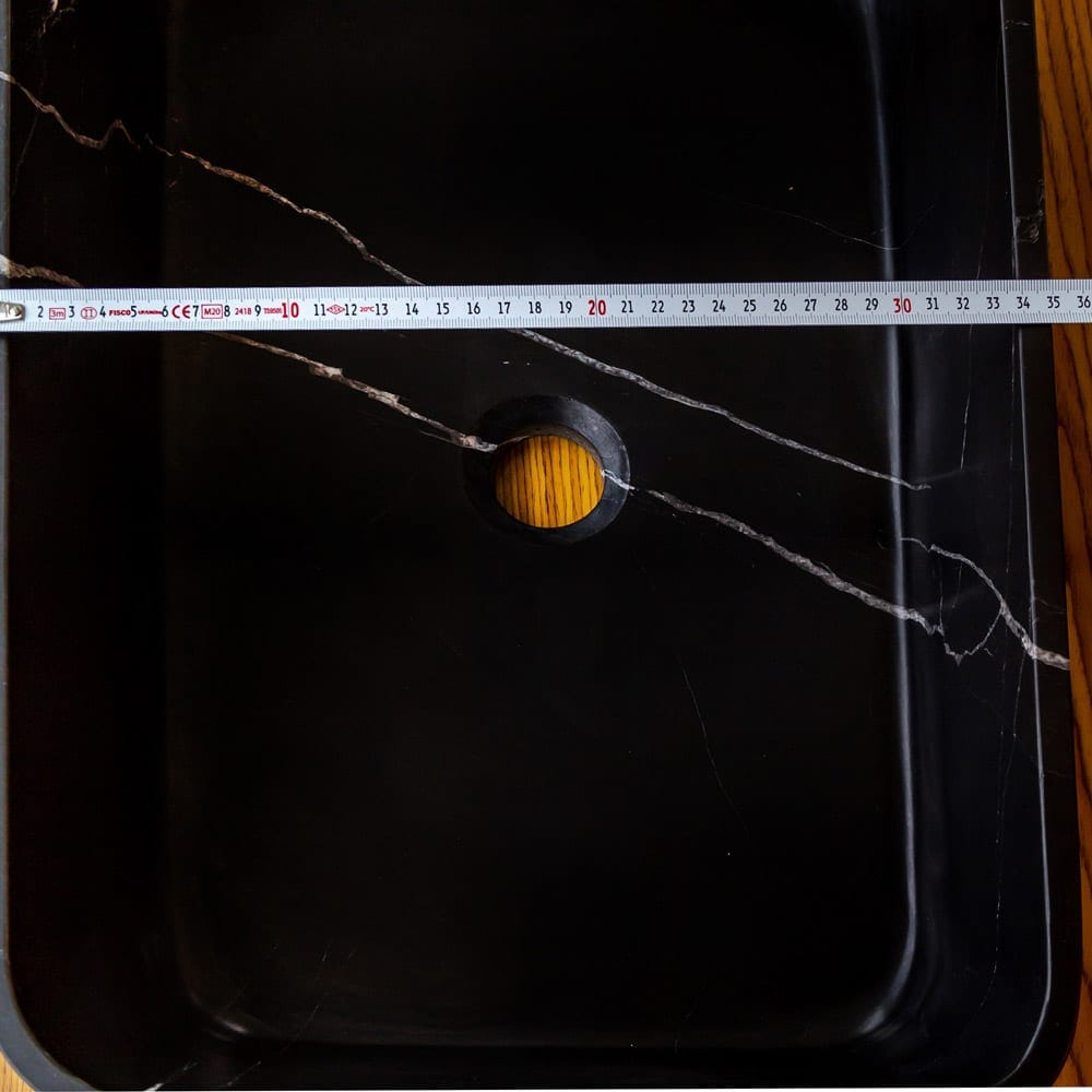 Villohome | Online Flooring Shop Stone Sinks Toros Black Marble Above Vanity Rectangular Bathroom Sink Polished (W)13.5" (L)21.5" (H)6" Toros Black Marble Above Vanity Rectangular Bathroom Sink Polished (W)13.5" (L)21.5" (H)6"