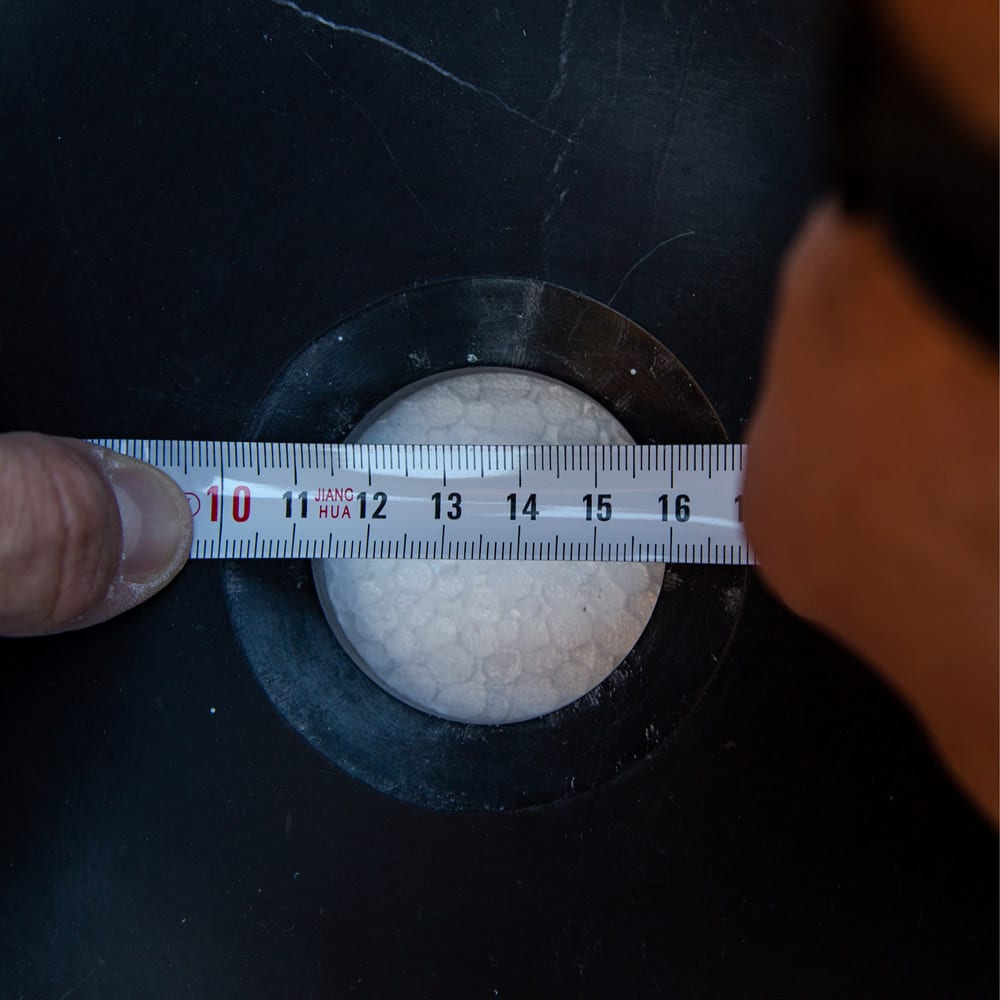 Villohome | Online Flooring Shop Stone Sinks Toros Black Natural Stone Marble Above Vanity Bathroom Sink Semi-Polished (D)16" (H)6" Toros Black Natural Stone Marble Above Vanity Bathroom Sink Semi-Polished (D)16" (H)6"