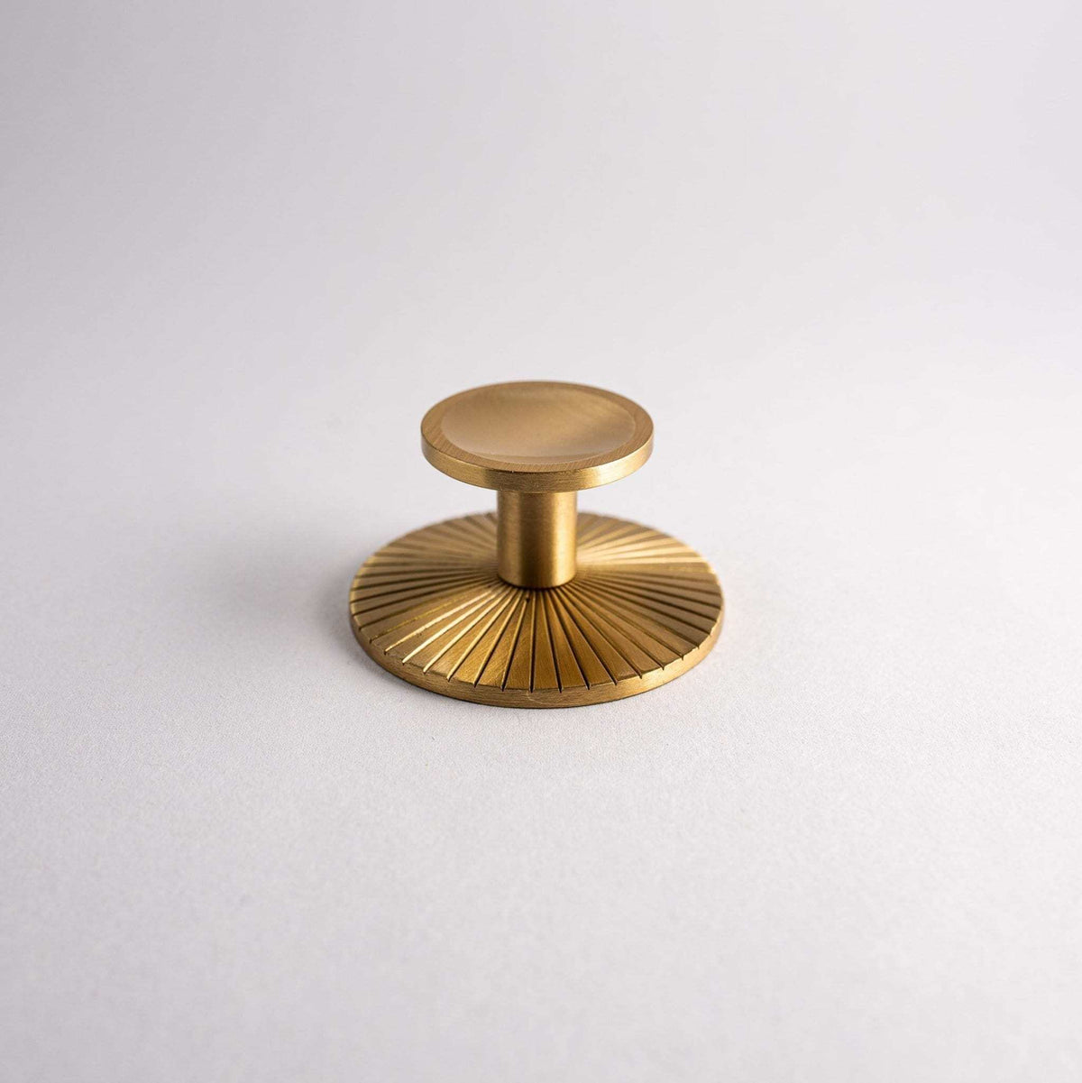 Sunburst, Solid Brass Cabinet Knobs.