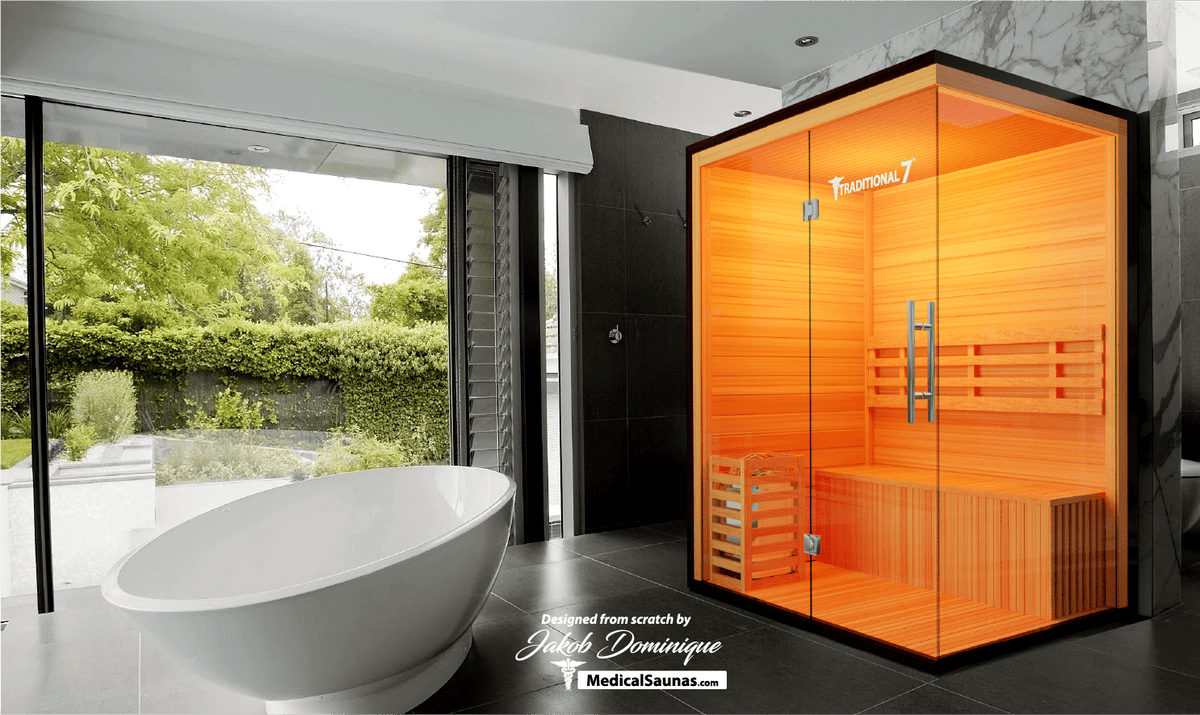3 Person Home Steam Sauna | Traditional 7™.