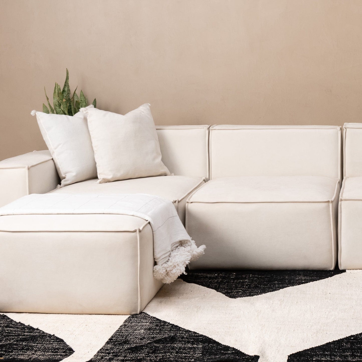 Benisouk taznakht rug Alya - Flatweave Moroccan rug 4.9x8.8 ft | 150x268 cm Alya - Flatweave Moroccan rug 4.9x8.8 ft | 150x268 cm