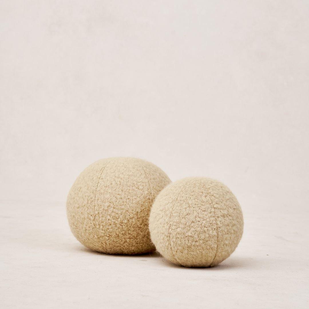 House of Leon Throw Pillows Teddy Sphere Pillow - Beige Teddy Sphere Pillow - Beige