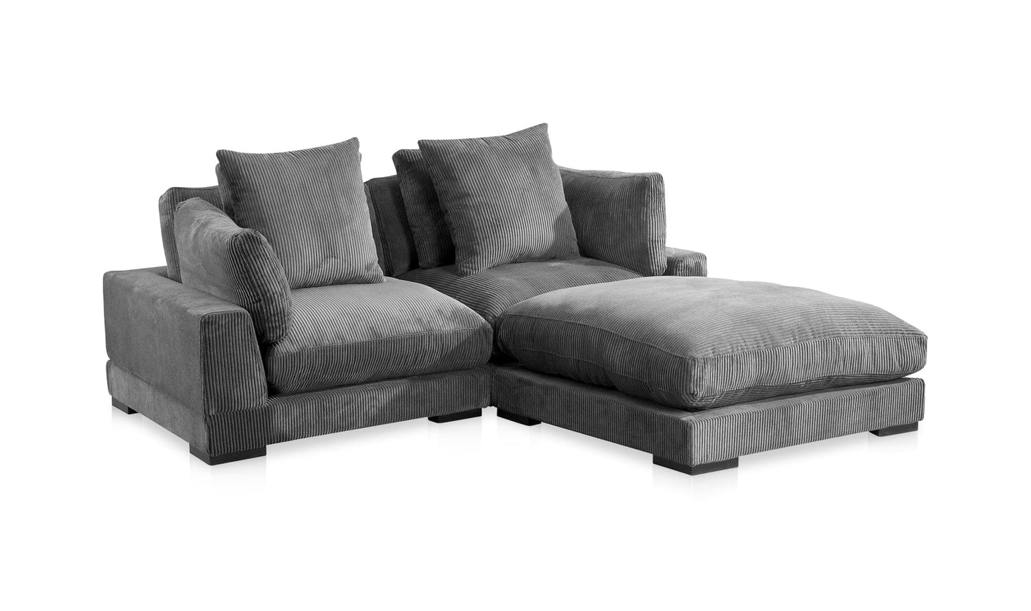 The Carpentry Shop Co. TUMBLE NOOK MODULAR SECTIONAL CHARCOAL TUMBLE NOOK MODULAR SECTIONAL CHARCOAL