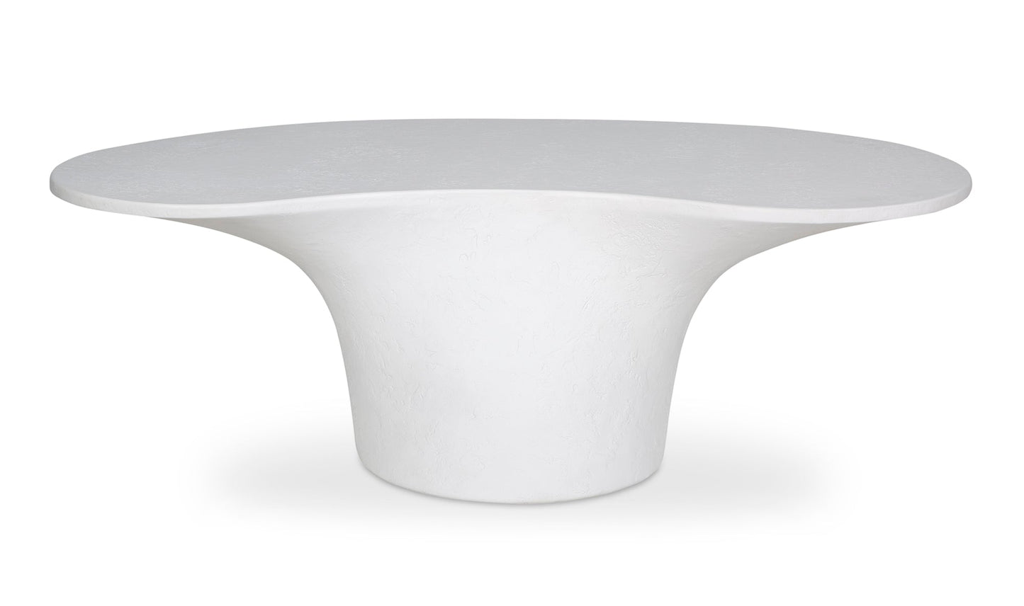 Moe's Home Collection Yumi Outdoor Coffee Table White Yumi Outdoor Coffee Table White