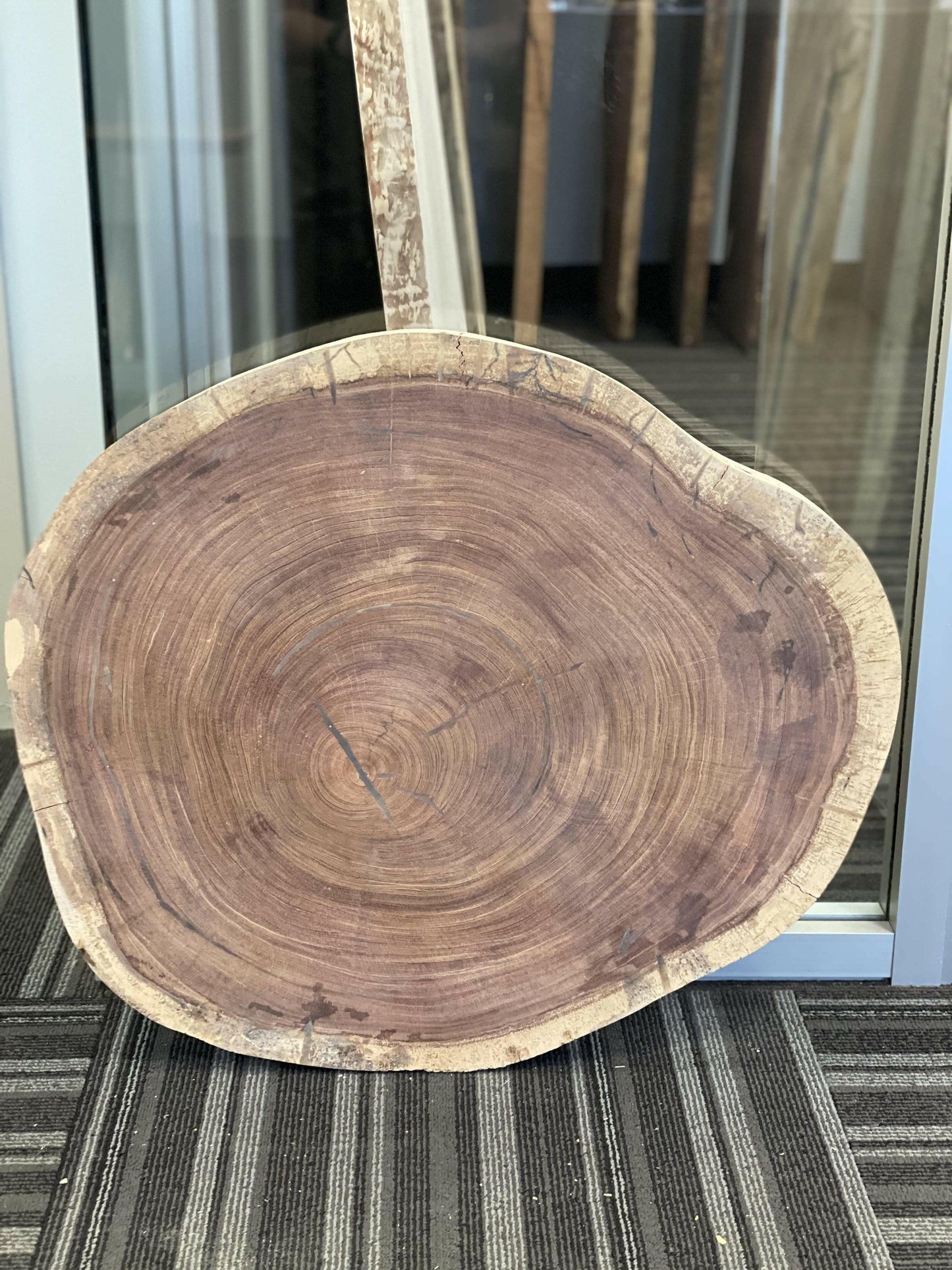 The Carpenty Shop Co., LLC 28" Schefflera Morototoni Cookie Slab