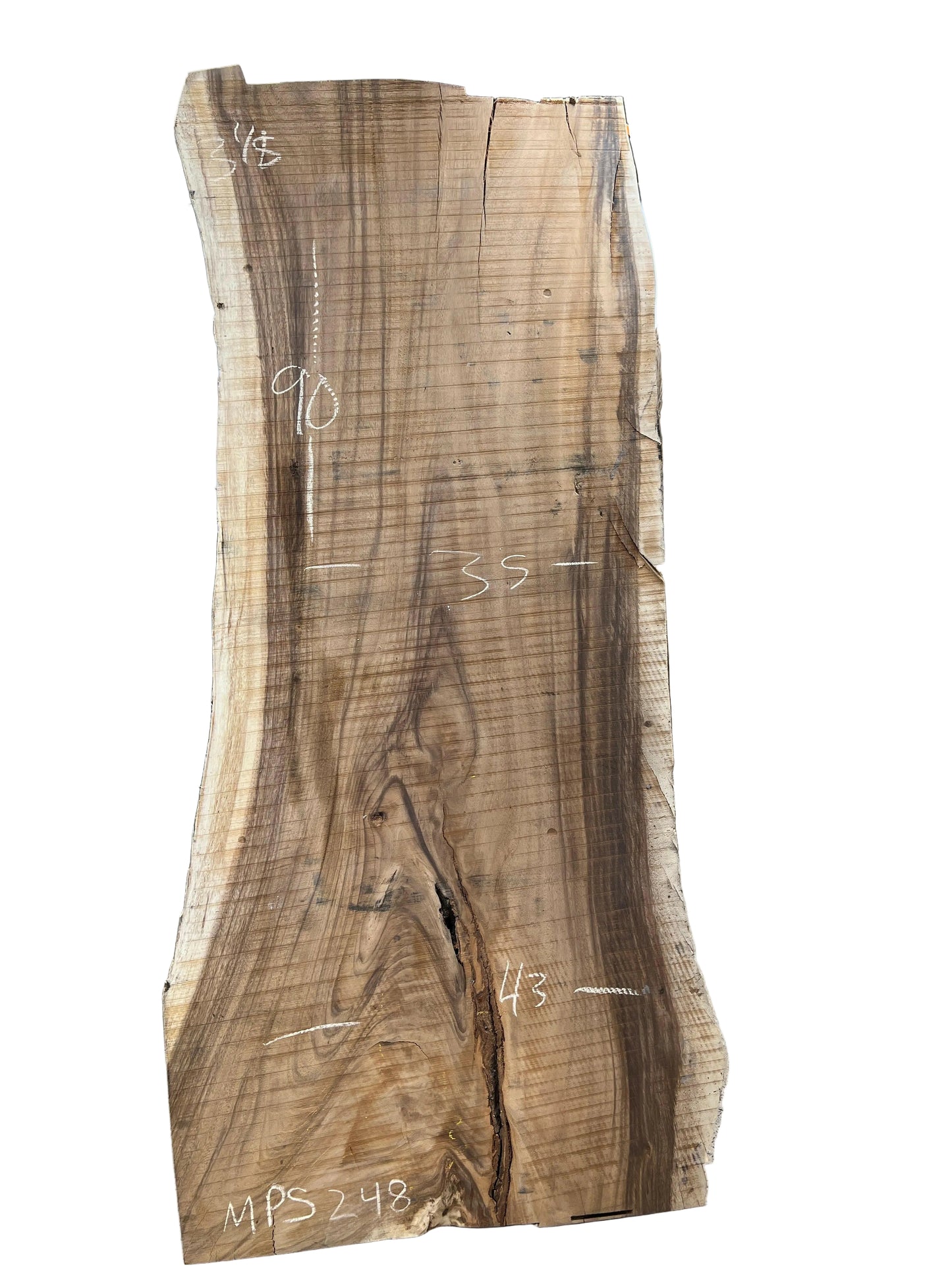 The Carpentry Shop Co., LLC 7.5ft. (90") Monkey Pod Slab