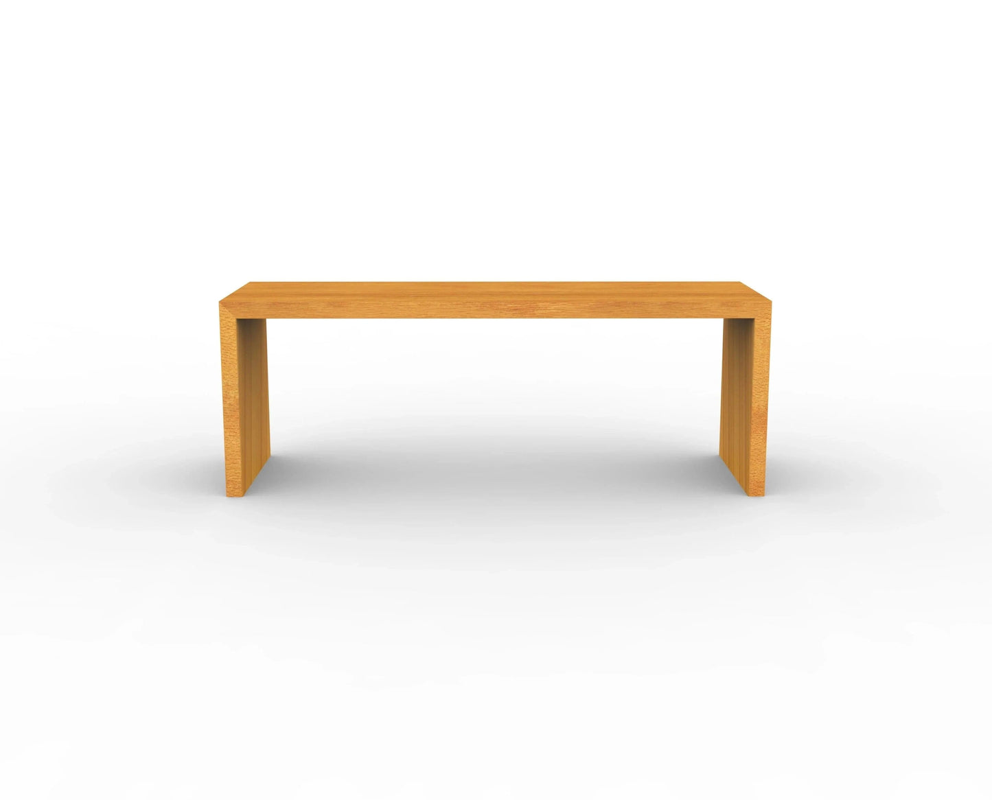 The Carpentry Shop Co. Waterfall / 48" / Red Oak Waterfall Bench