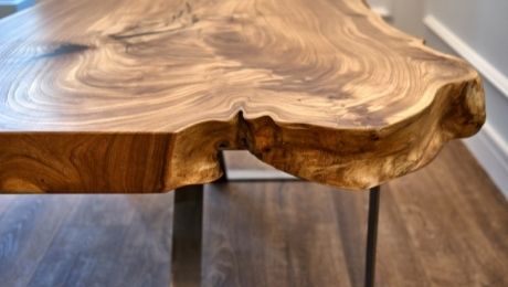 Three Maintenance Tips for Live-Edge Dining Tables.