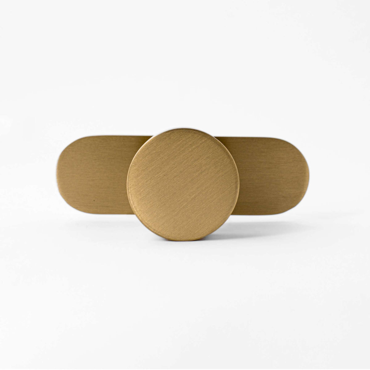 Orbital Knob, Solid Brass Cabinet Knobs.