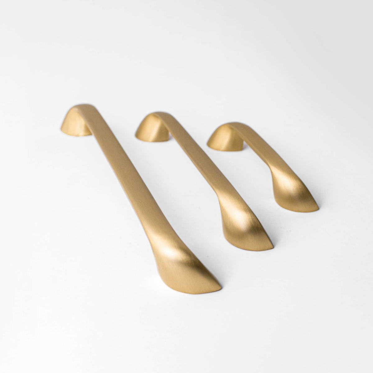 Twist, Solid Brass Cabinet Pulls.