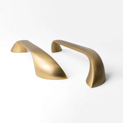 Twist, Solid Brass Cabinet Pulls.
