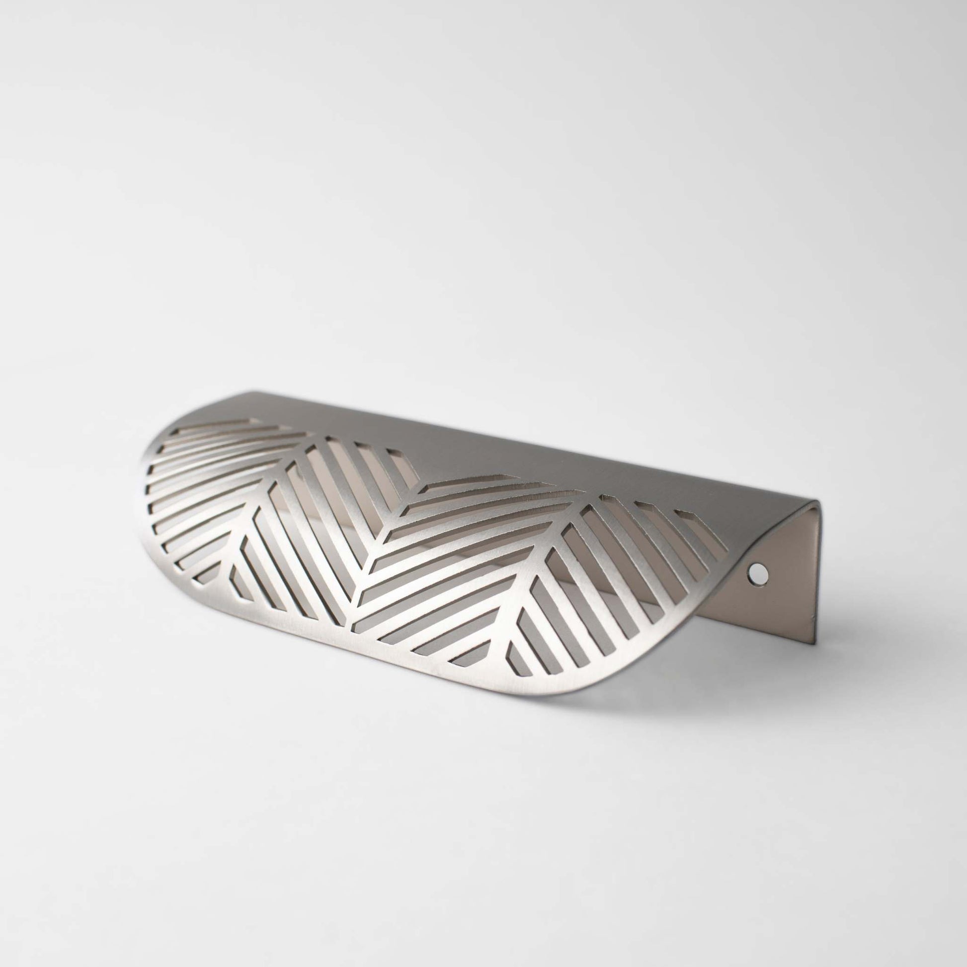Frond, Solid Brass Edge Pulls.
