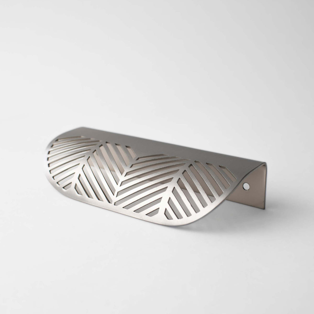 Frond, Solid Brass Edge Pulls.