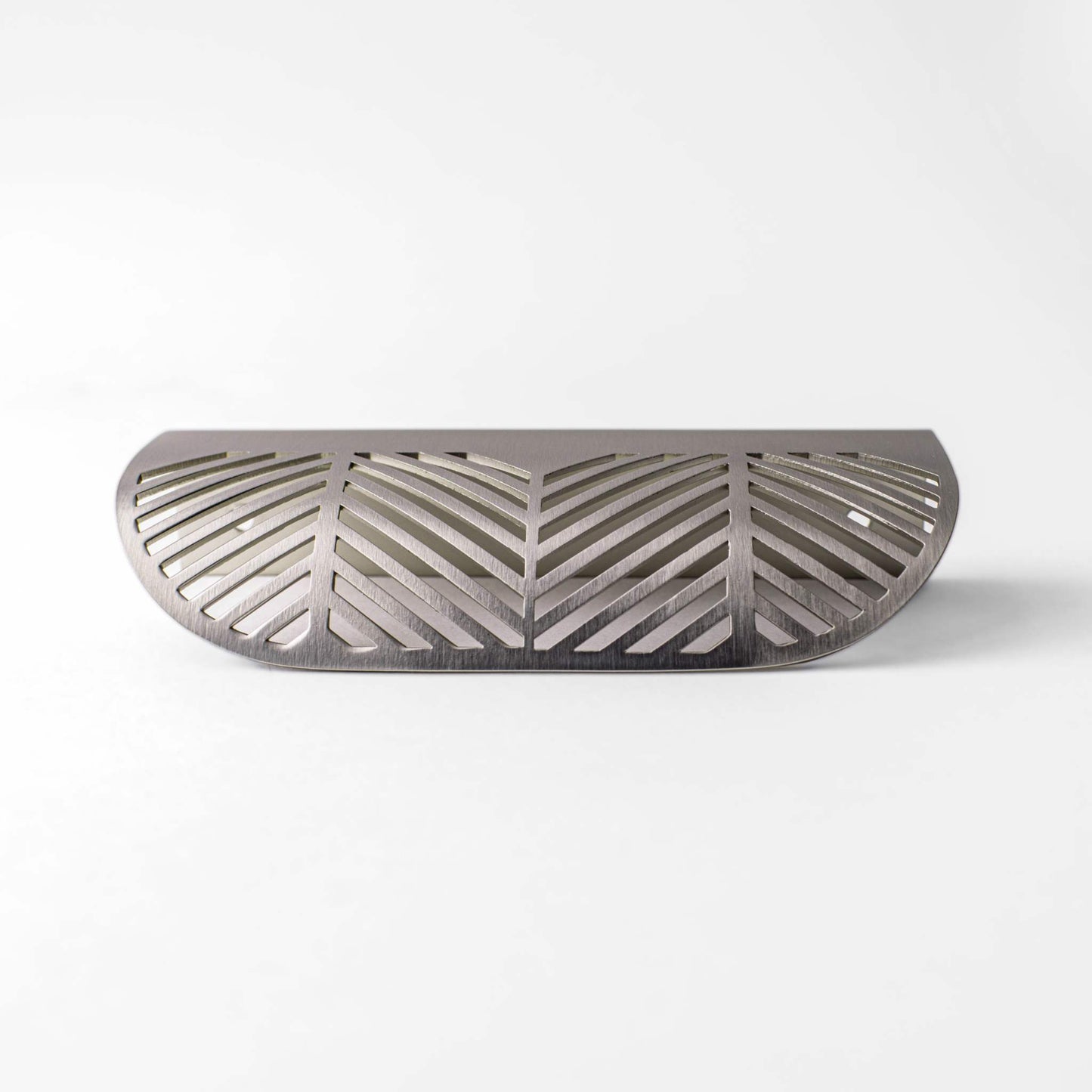 Frond, Solid Brass Edge Pulls.