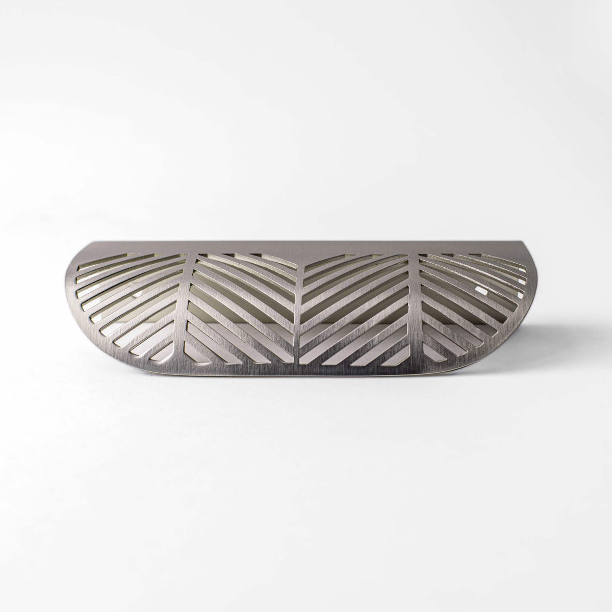 Frond, Solid Brass Edge Pulls.
