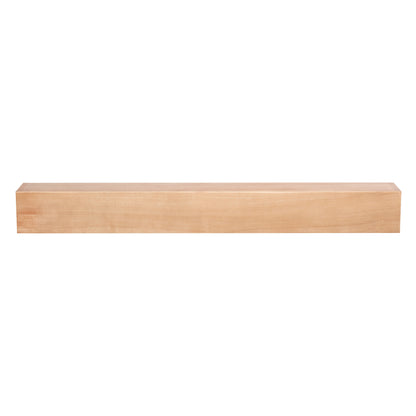 Farmhouse Poplar Wood Floating Fireplace Mantel.