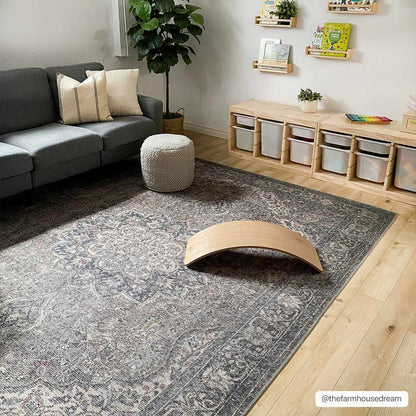 Greenpoint Dusty Blue Washable Rug