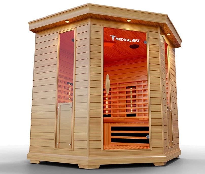 6 Person Indoor Infrared Full Spectrum Sauna | Medical 6 Plus™.