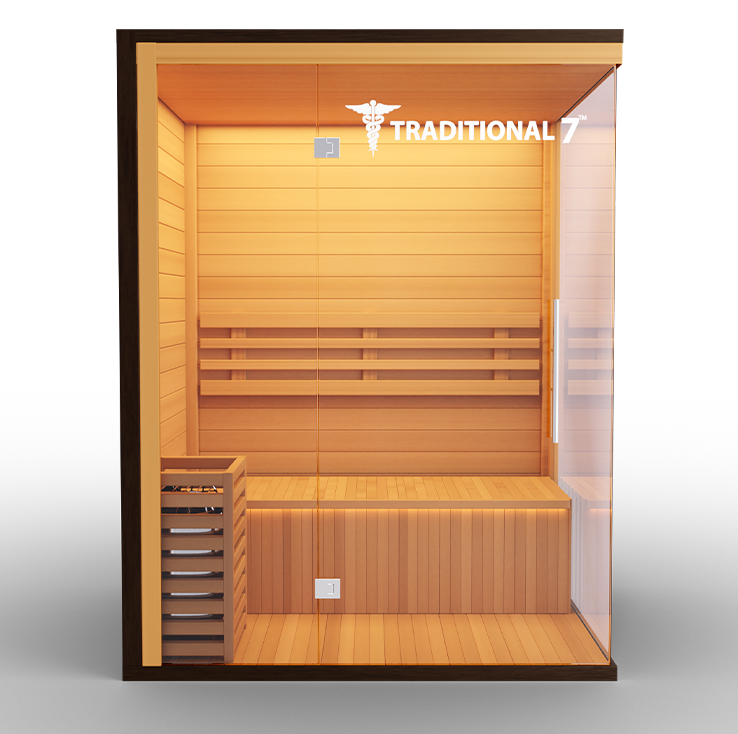 3 Person Home Steam Sauna | Traditional 7™.